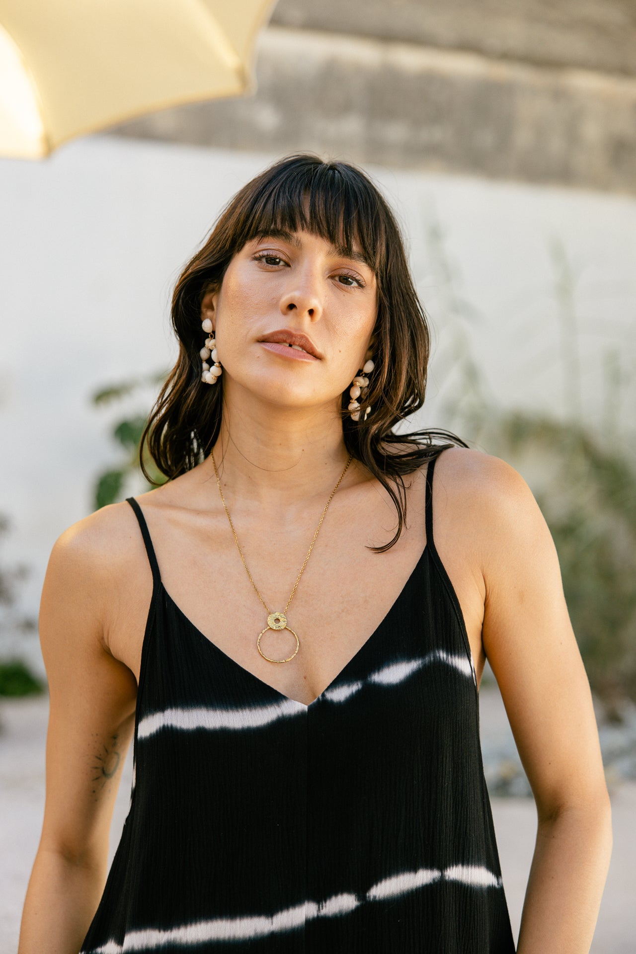 Long dress Woman Redalie Tie & Dye midnight | Freeman T. Porter