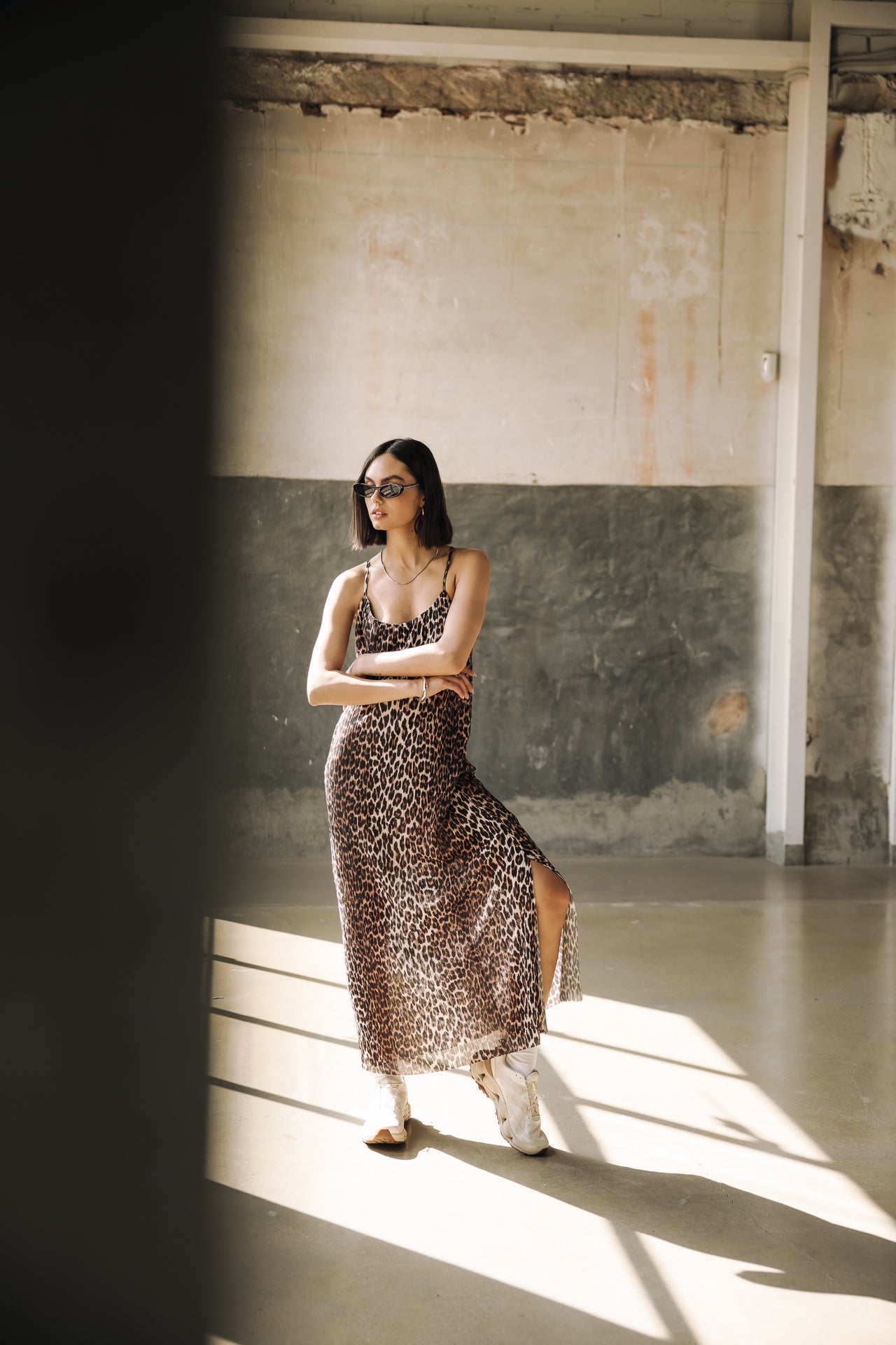 Robe longue imprimée Femme Remina Leo original | Freeman T. Porter