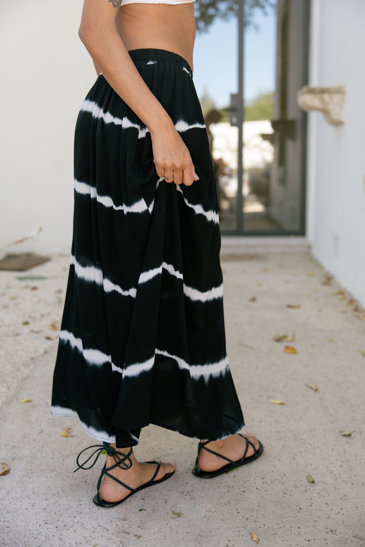 Long skirt Woman Jumina tie&dye midnight | Freeman T. Porter