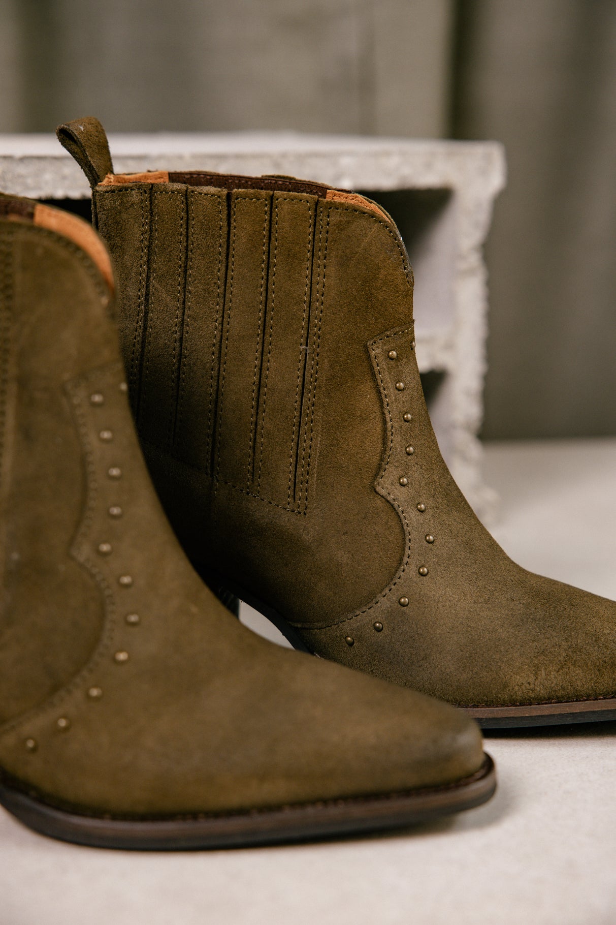 Stiefeletten aus Wildleder Frau Tamara Studs trebol | Freeman T. Porter