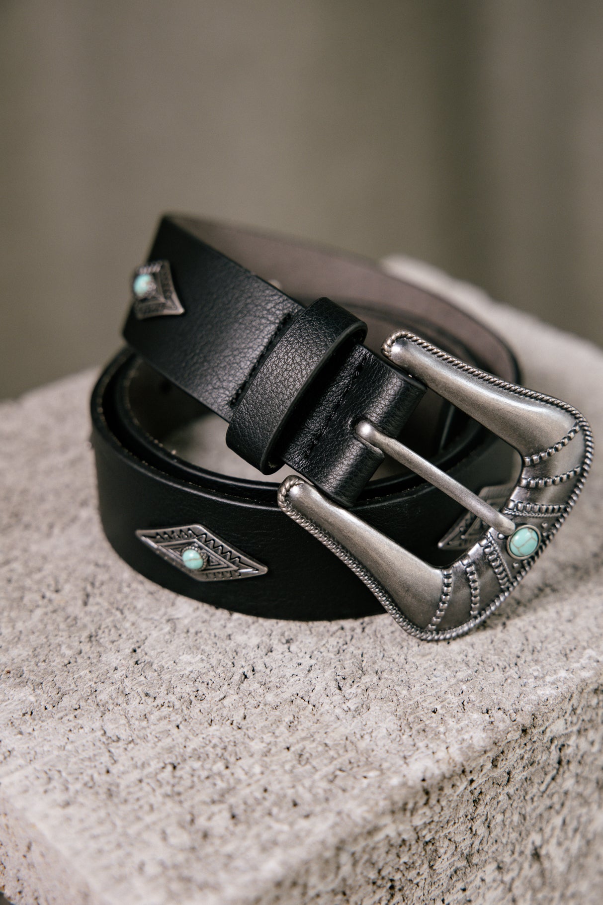 Leather belt Woman Jayla black | Freeman T. Porter