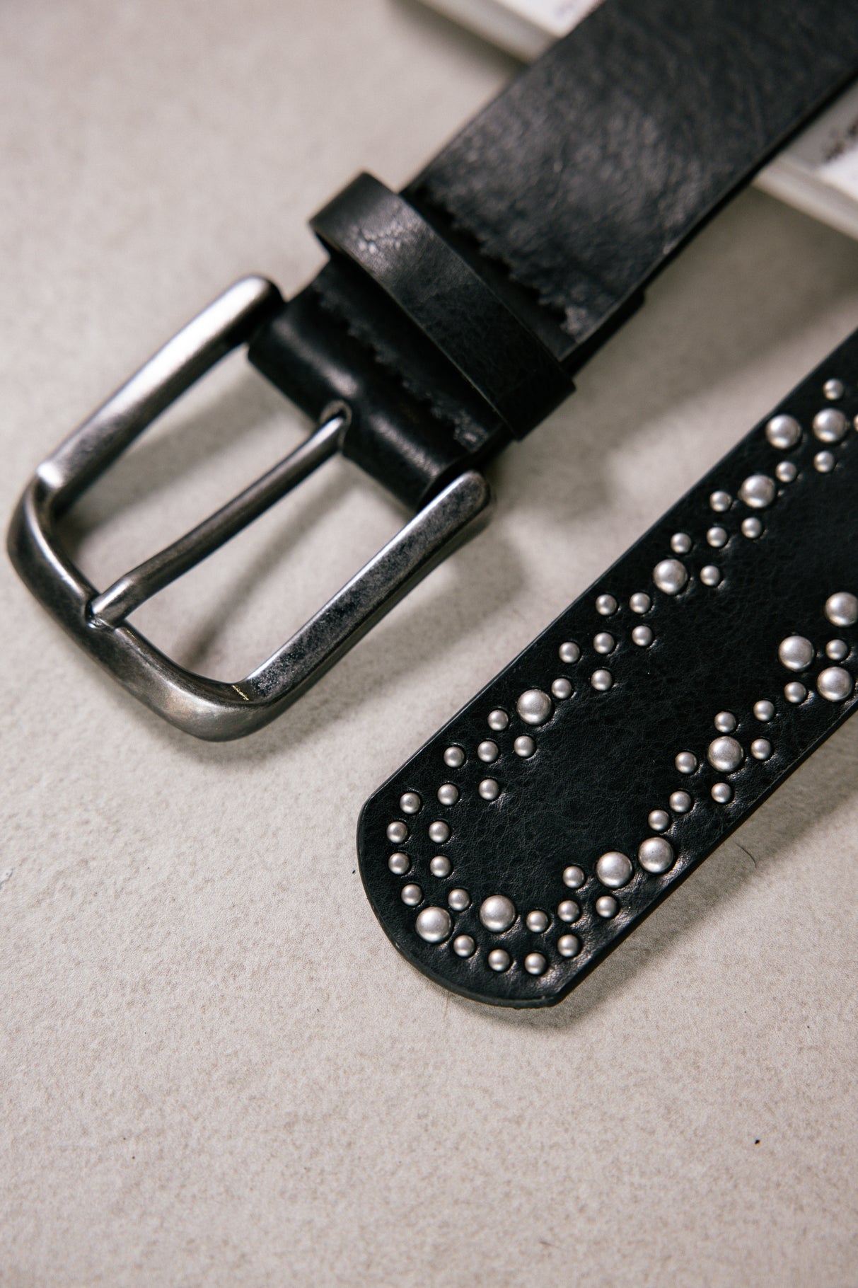 Leather belt Woman Reesy black | Freeman T. Porter