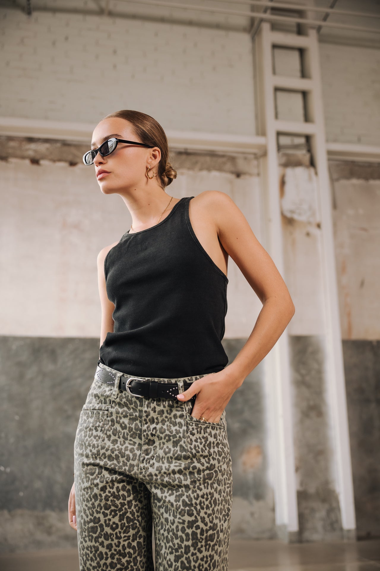 Débardeur Femme Dorine Rib black | Freeman T. Porter