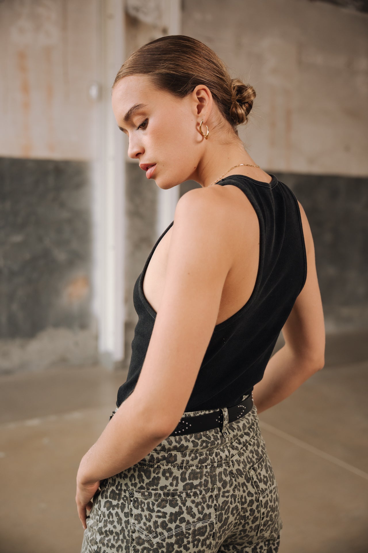 Débardeur Femme Dorine Rib black | Freeman T. Porter
