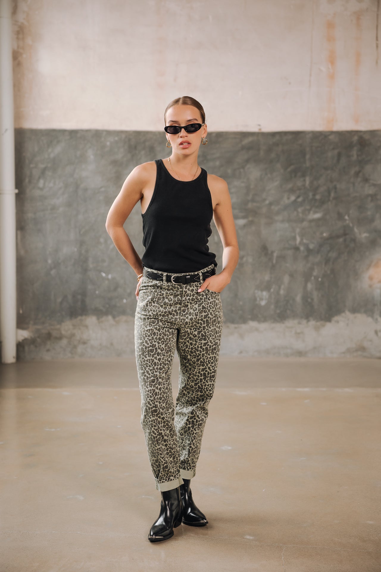 Débardeur Femme Dorine Rib black | Freeman T. Porter