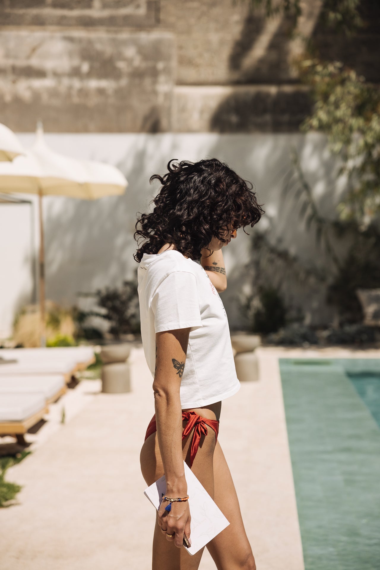 Printed T-shirt Woman Talmy Rise & Shine off white | Freeman T. Porter