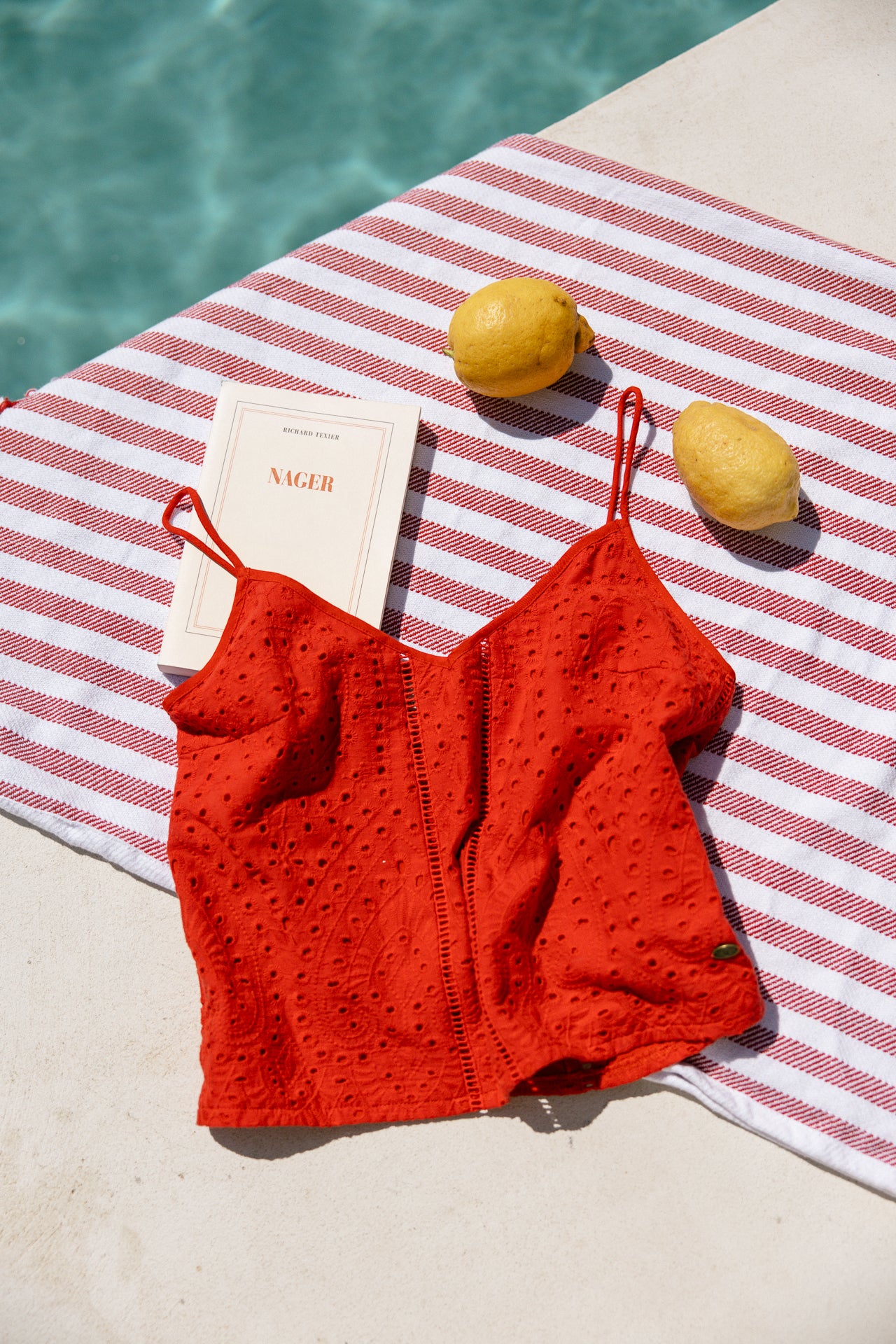 Top in broderie anglaise Woman Dineta Summer Lace lollipop | Freeman T. Porter