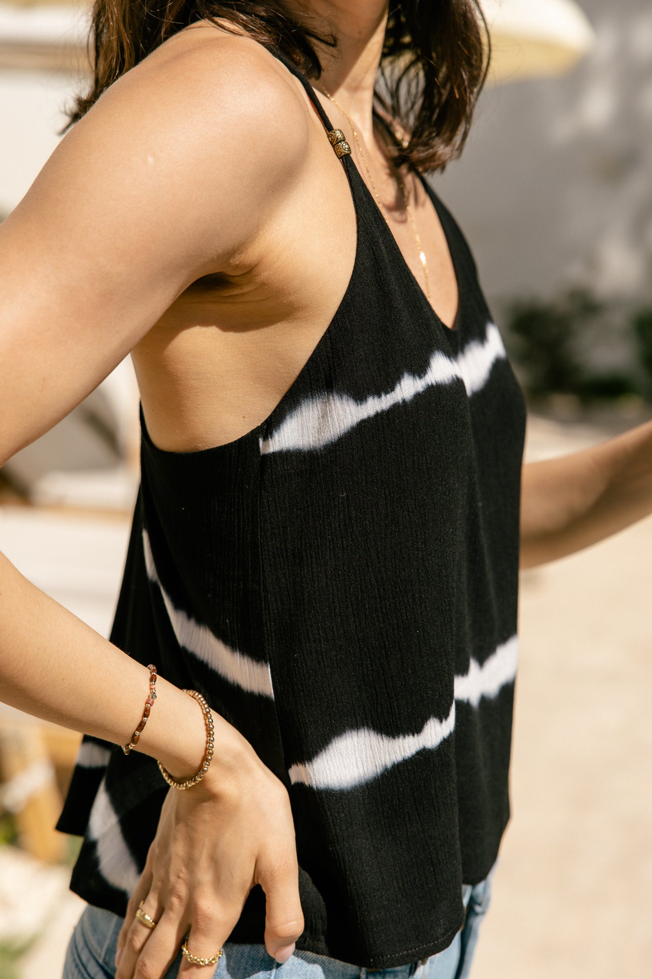 Tie & Dye Top Woman Dastina tie&dye midnight | Freeman T. Porter