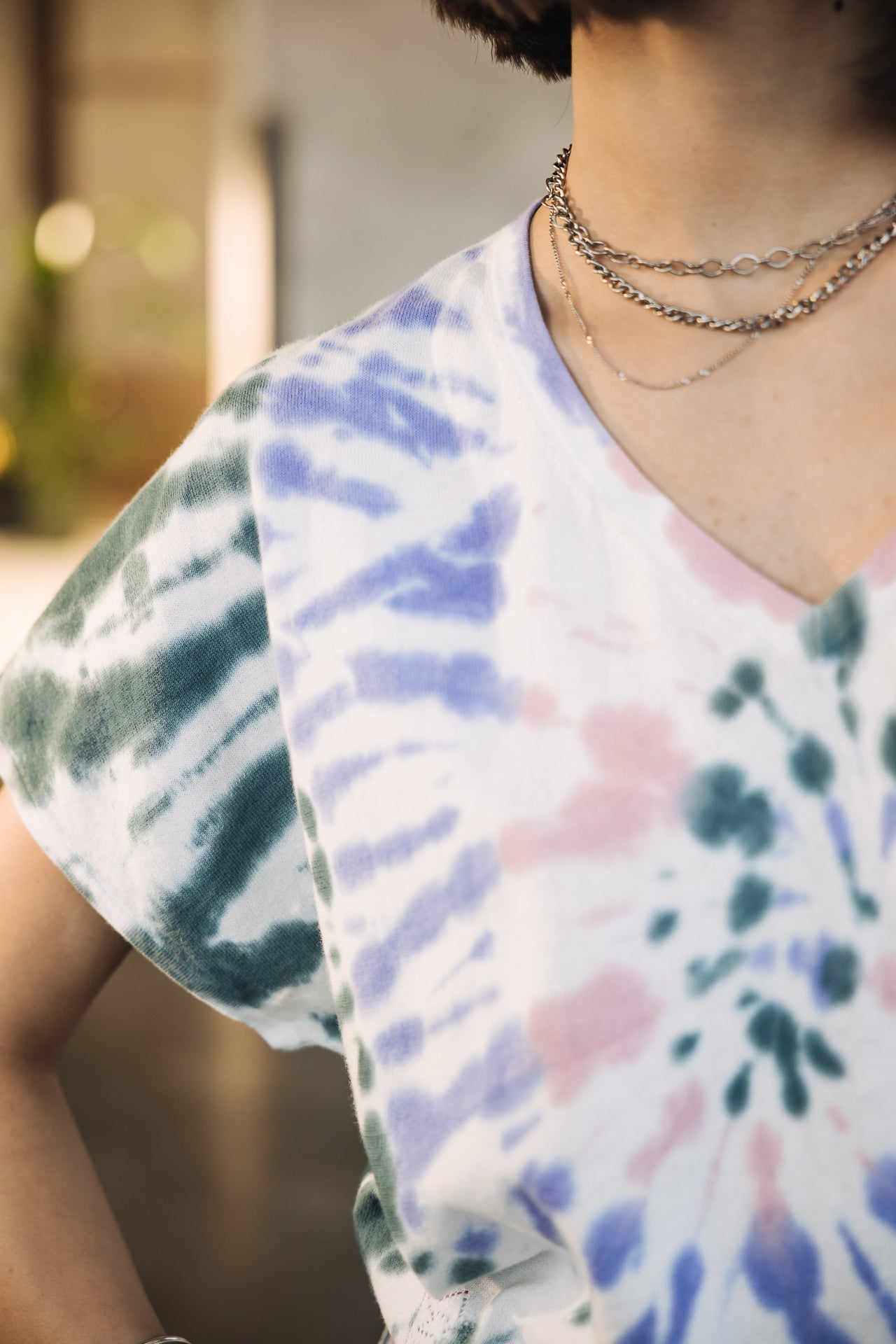 T-shirt tie & dye Femme Philia Snail pink | Freeman T. Porter