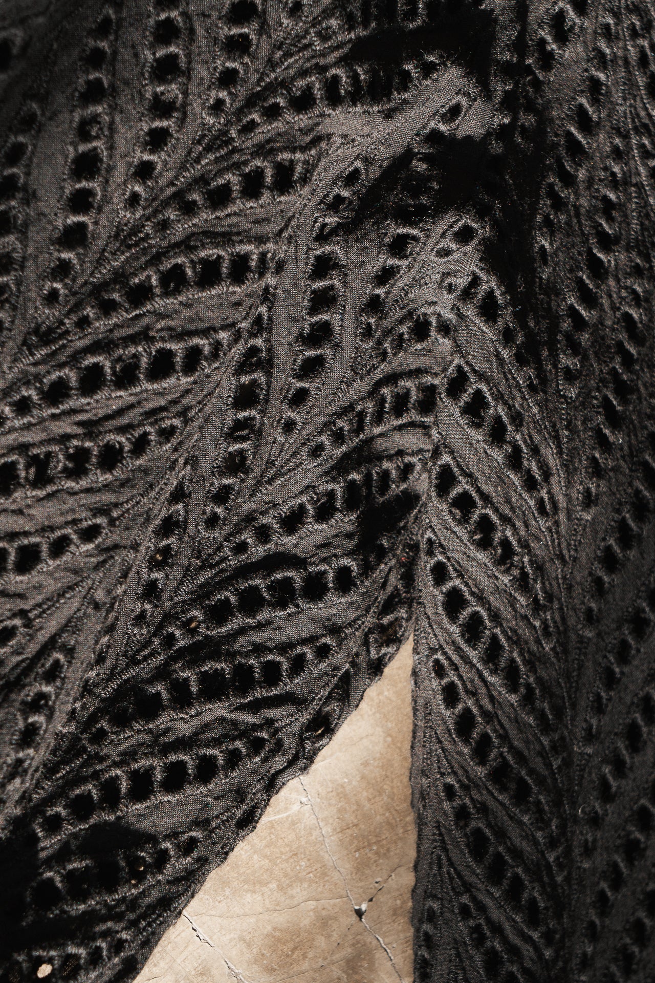 Hemd aus englischer Stickerei Frau Cresia black | Freeman T. Porter