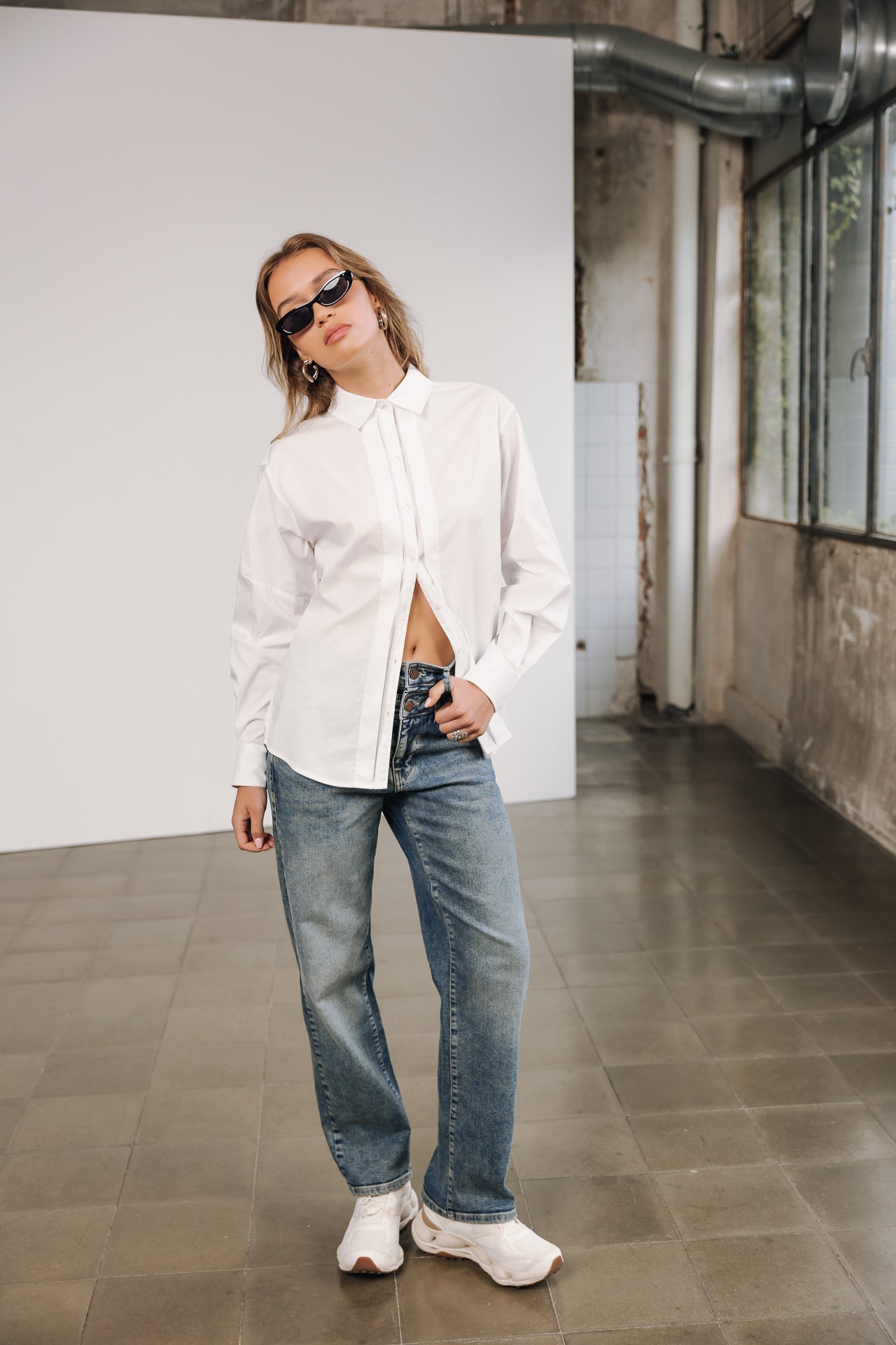 Chemise Boyfriend Femme Chelina white | Freeman T. Porter