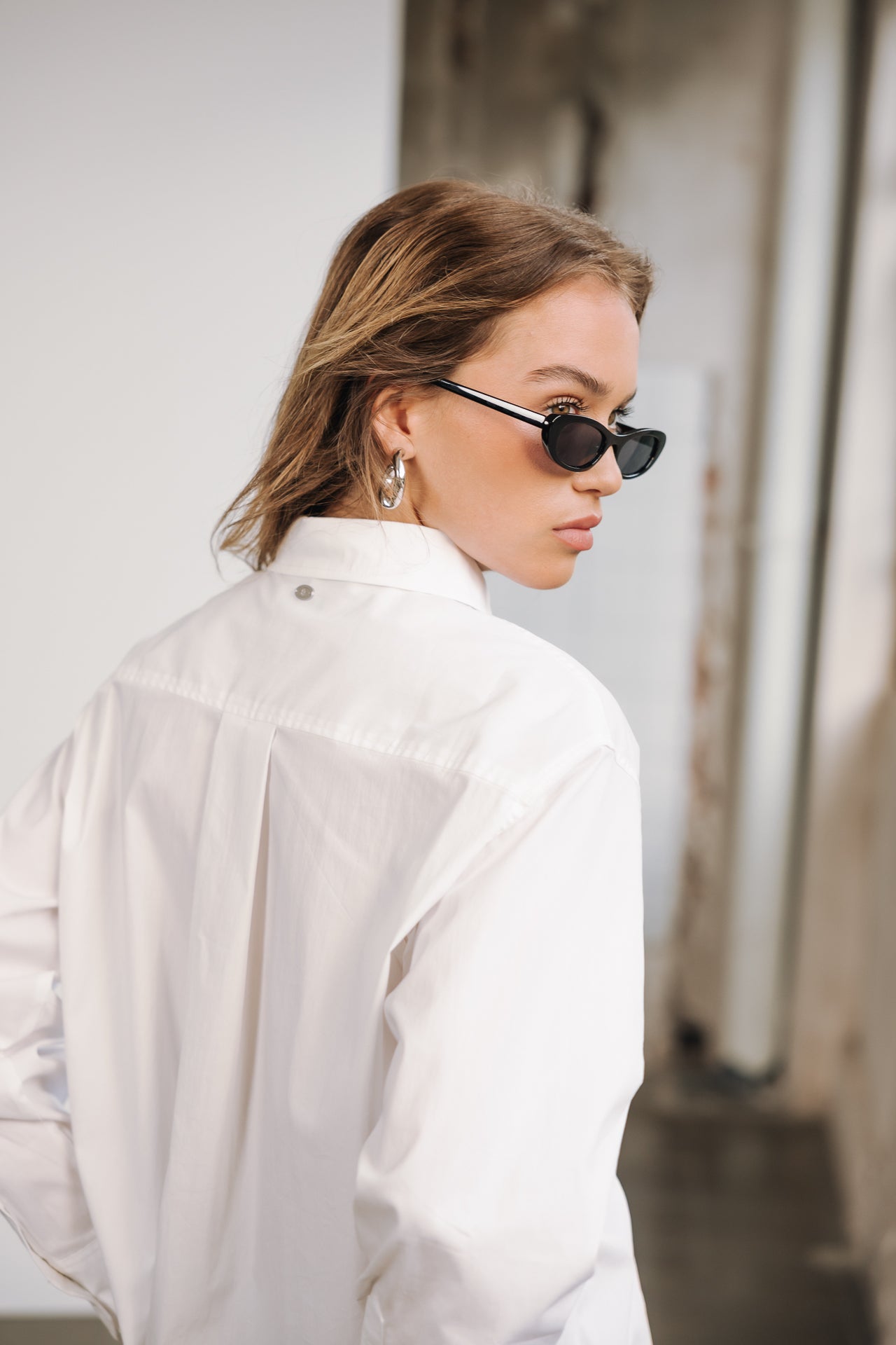 Chemise Boyfriend Femme Chelina white | Freeman T. Porter