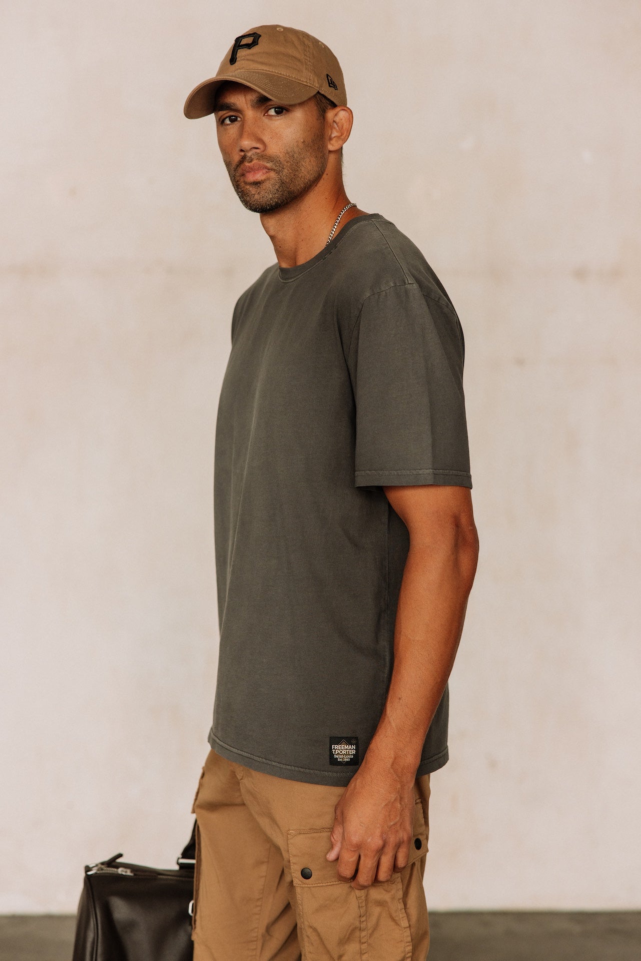 Chemise droite Homme Chuck River pirate black | Freeman T. Porter