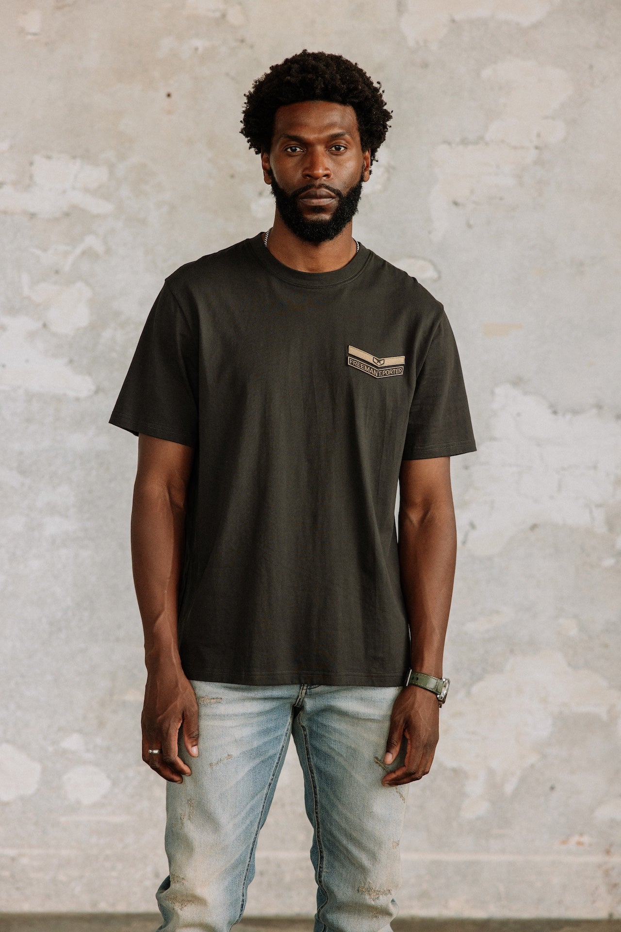 T-Shirt droit Homme Chuck Sergeant pirate black | Freeman T. Porter