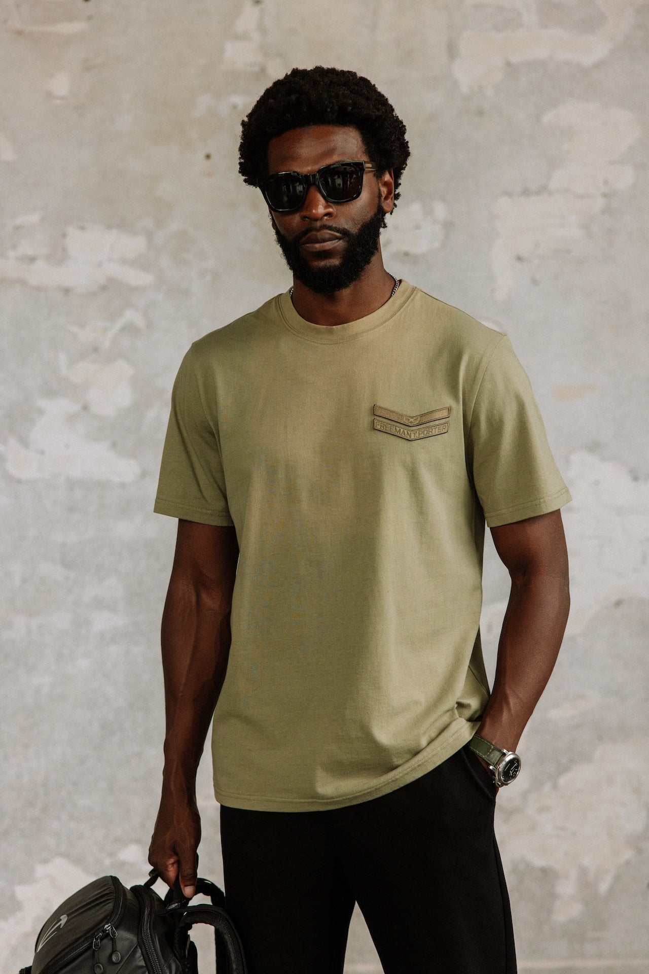 T-Shirt droit Homme Chuck Sergeant tea | Freeman T. Porter