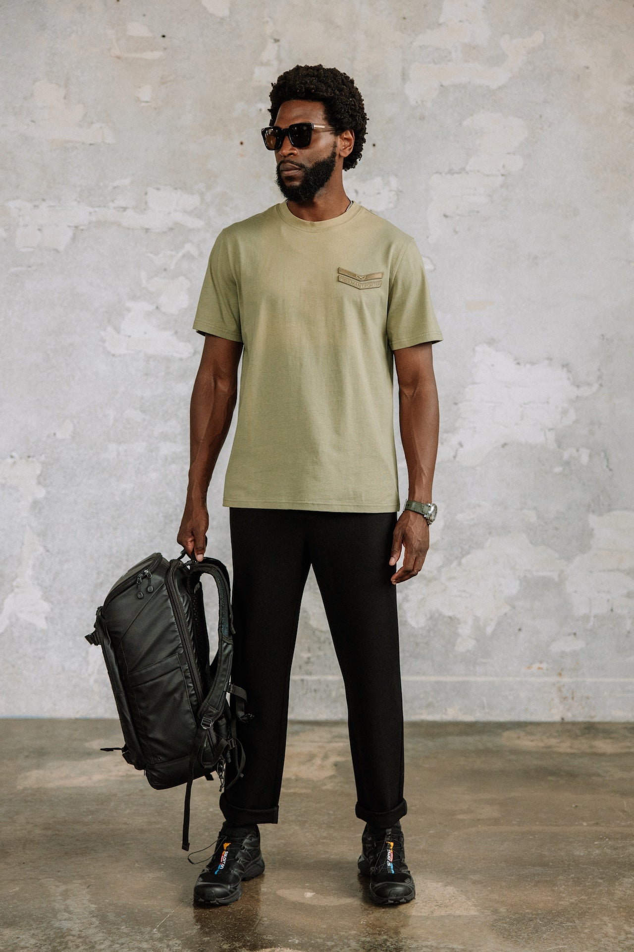 T-Shirt droit Hombres Chuck Sergeant tea | Freeman T. Porter