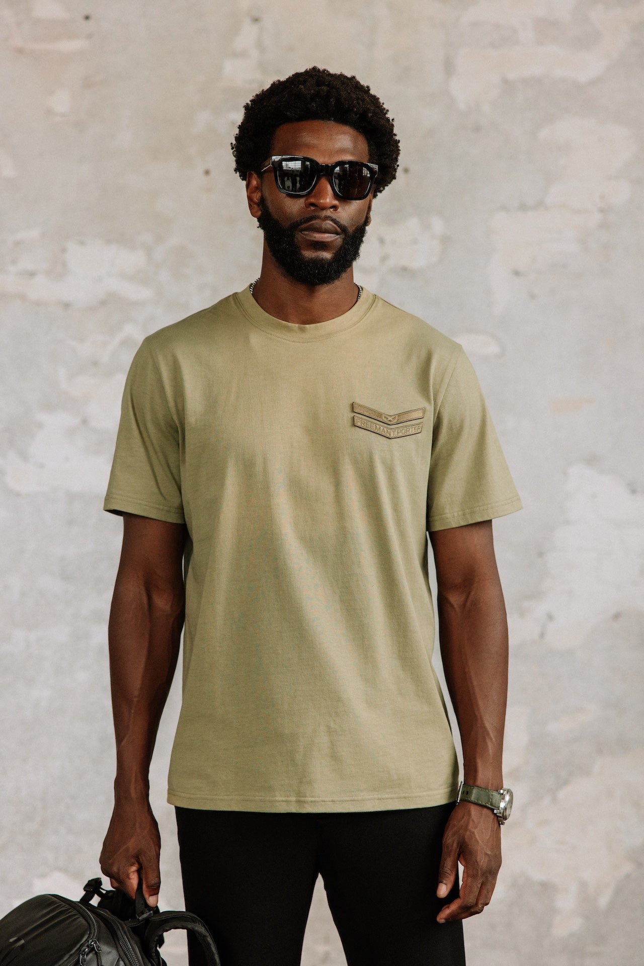 T-Shirt droit Hombres Chuck Sergeant tea | Freeman T. Porter
