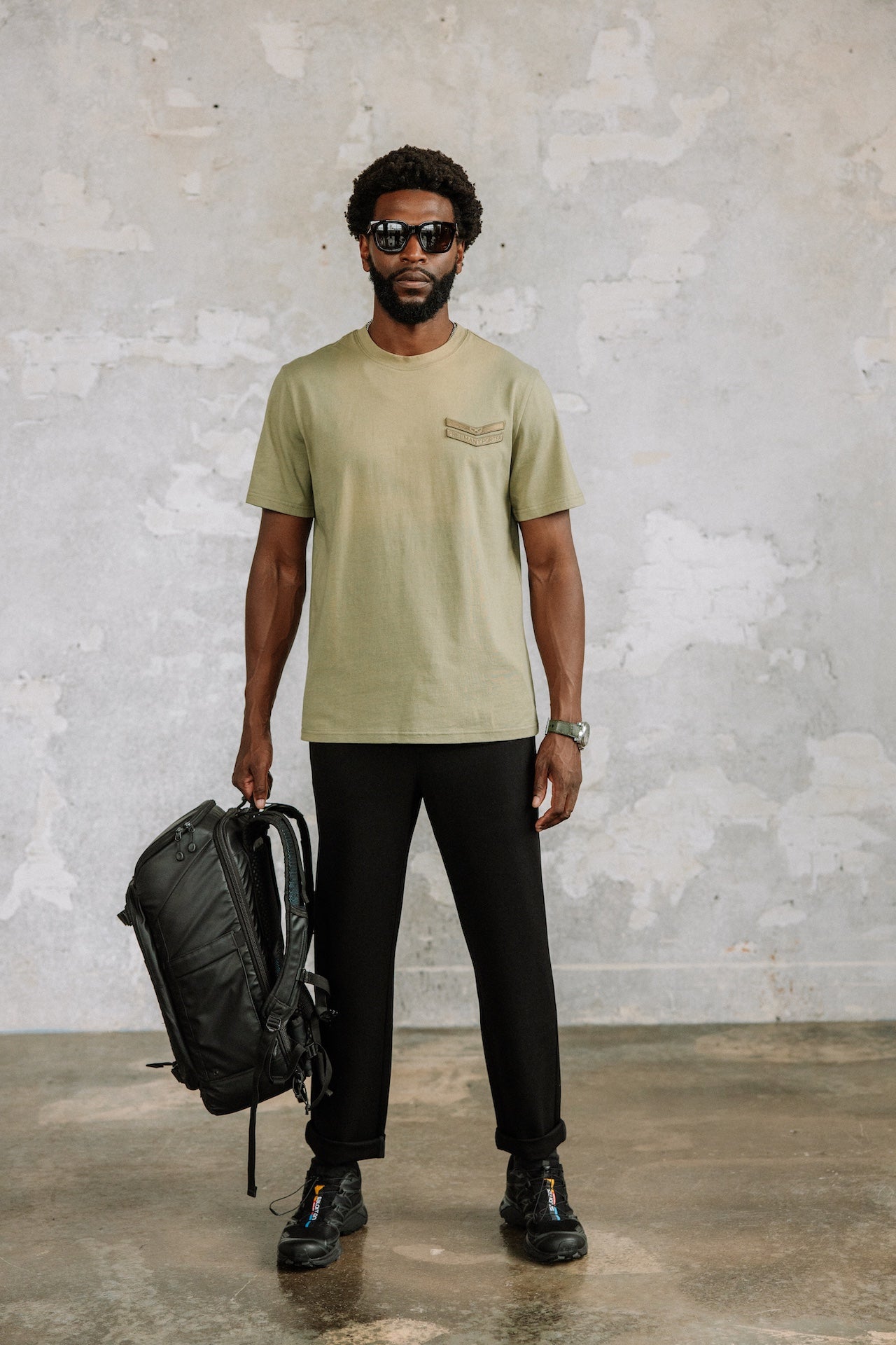 T-Shirt droit Hombres Chuck Sergeant tea | Freeman T. Porter