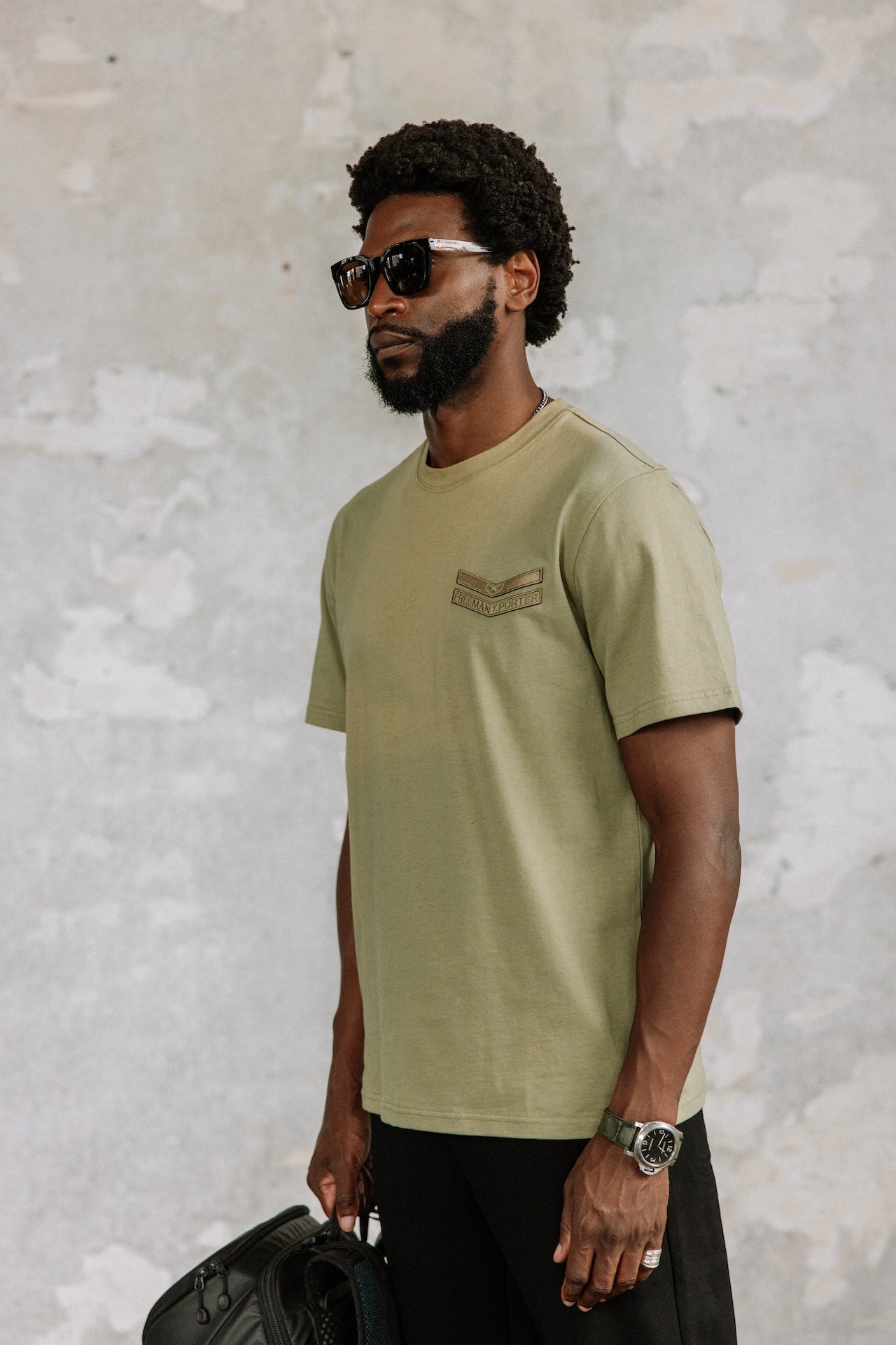T-Shirt droit Hombres Chuck Sergeant tea | Freeman T. Porter