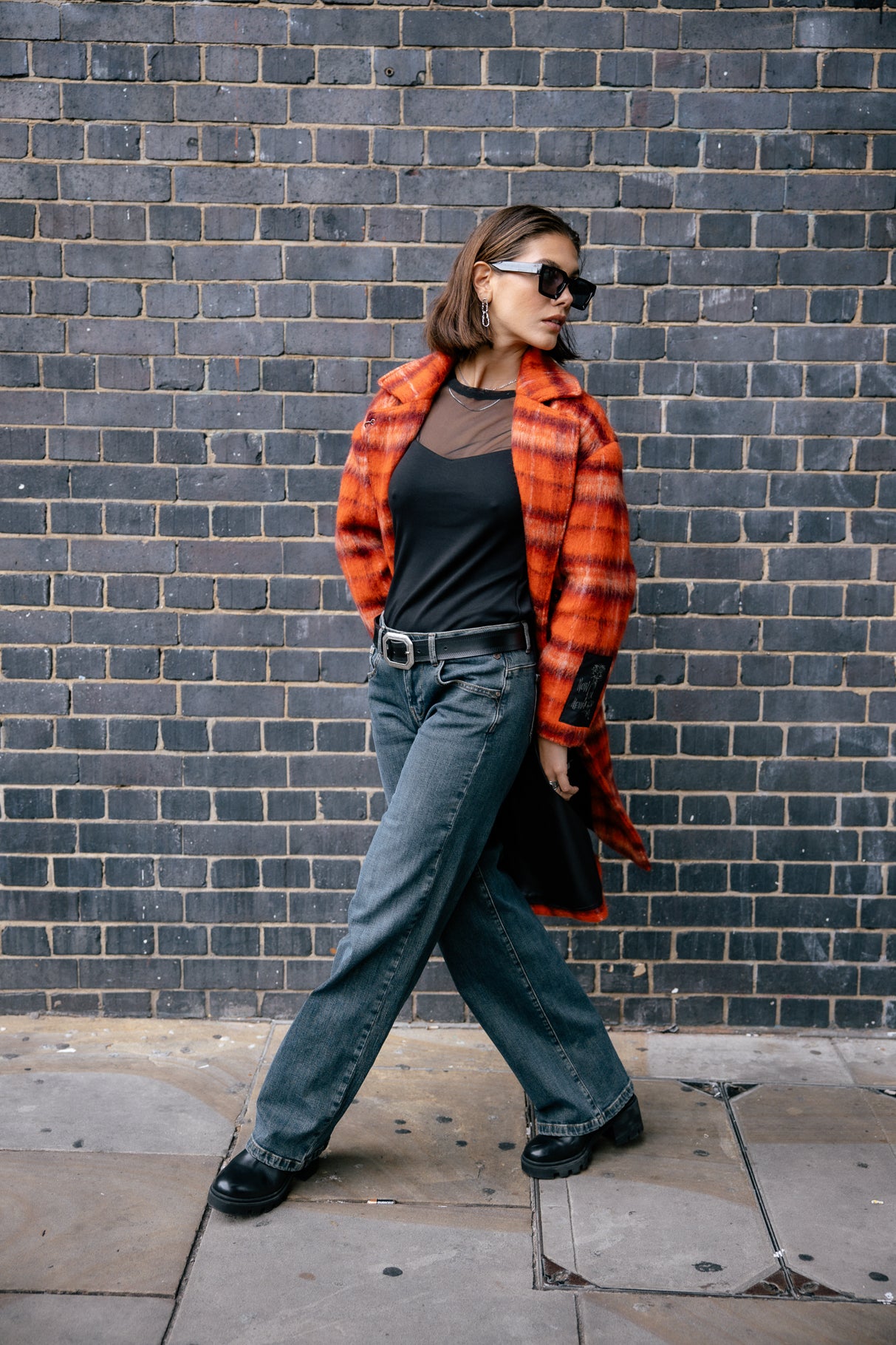 Top avec résille Femme Timana black | Freeman T. Porter