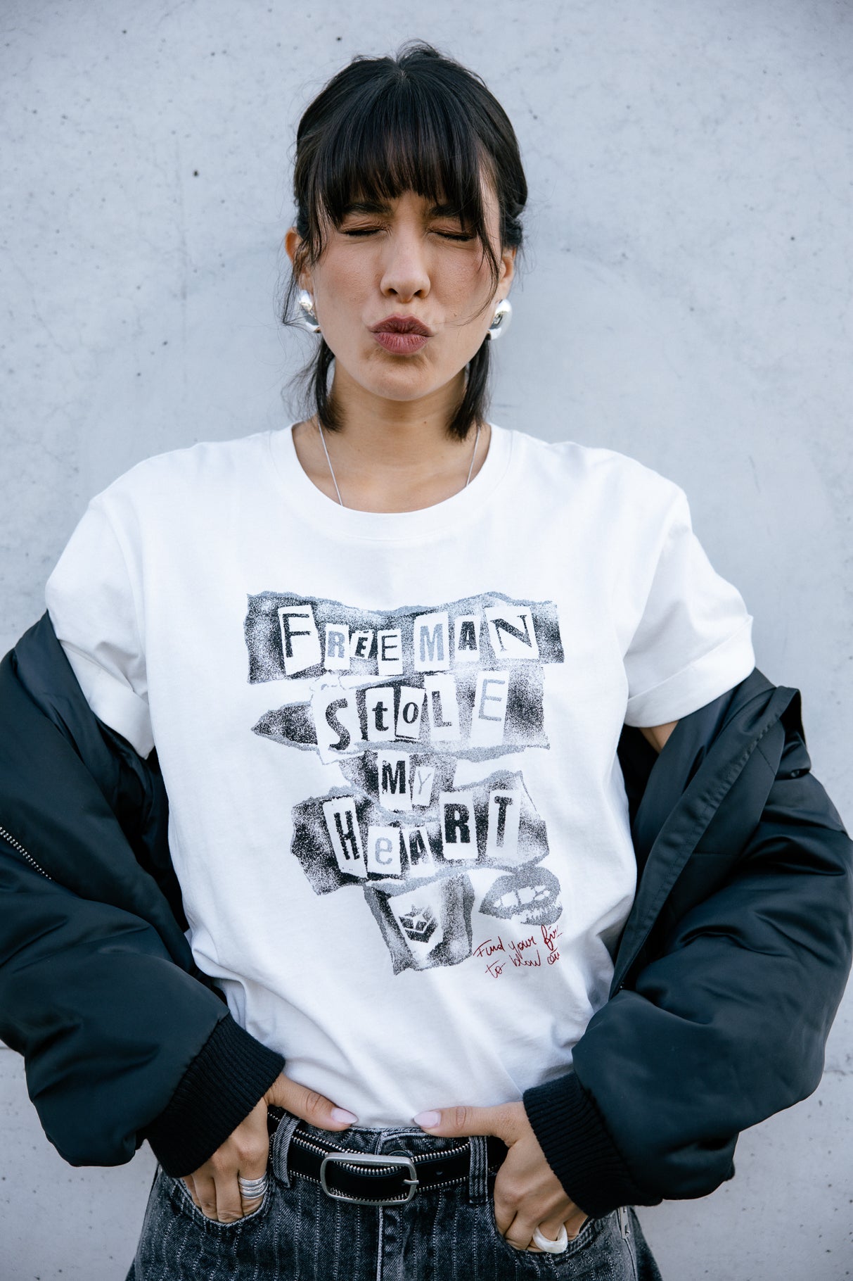 T-shirt imprimé Femme Toad Stole My Heart white | Freeman T. Porter