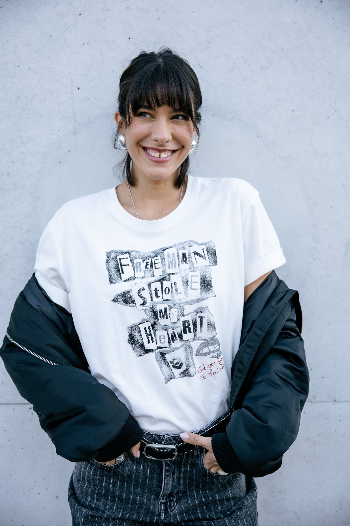 T-shirt imprimé Femme Toad Stole My Heart white | Freeman T. Porter