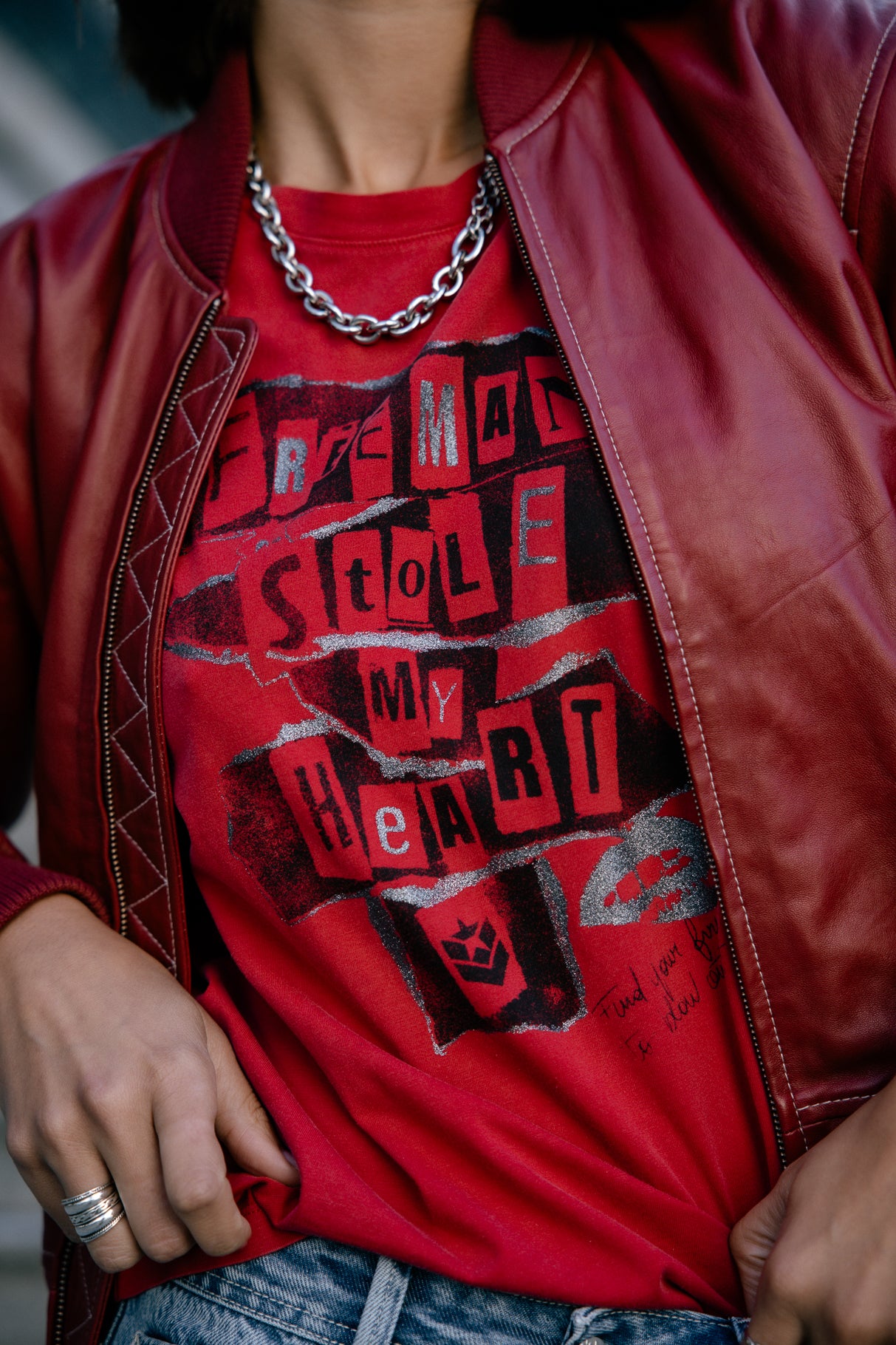 T-shirt imprimé Femme Toad Stole My Heart red | Freeman T. Porter