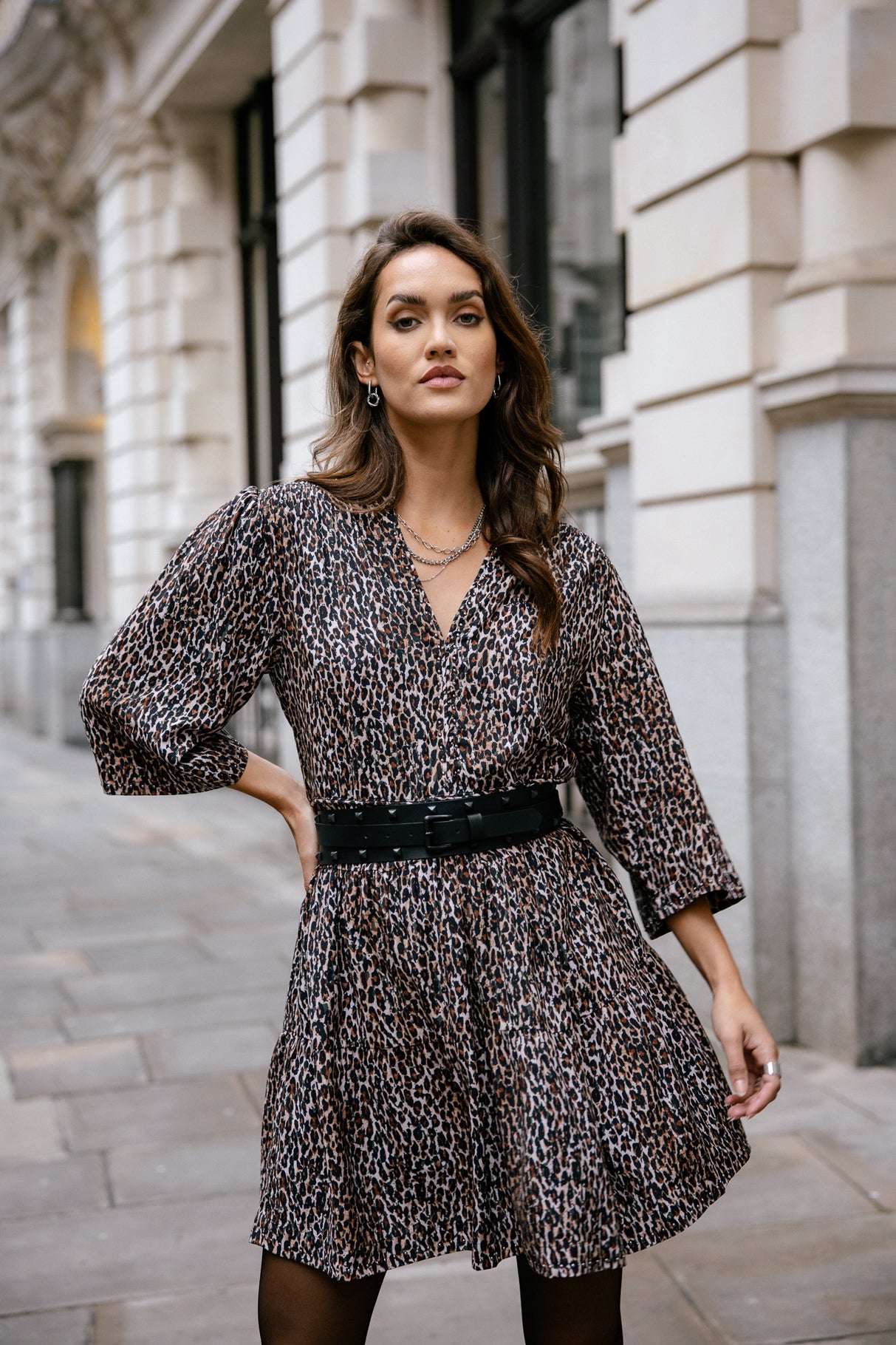 Robe évasée Reyeline Soft Leo, original Freeman Porter