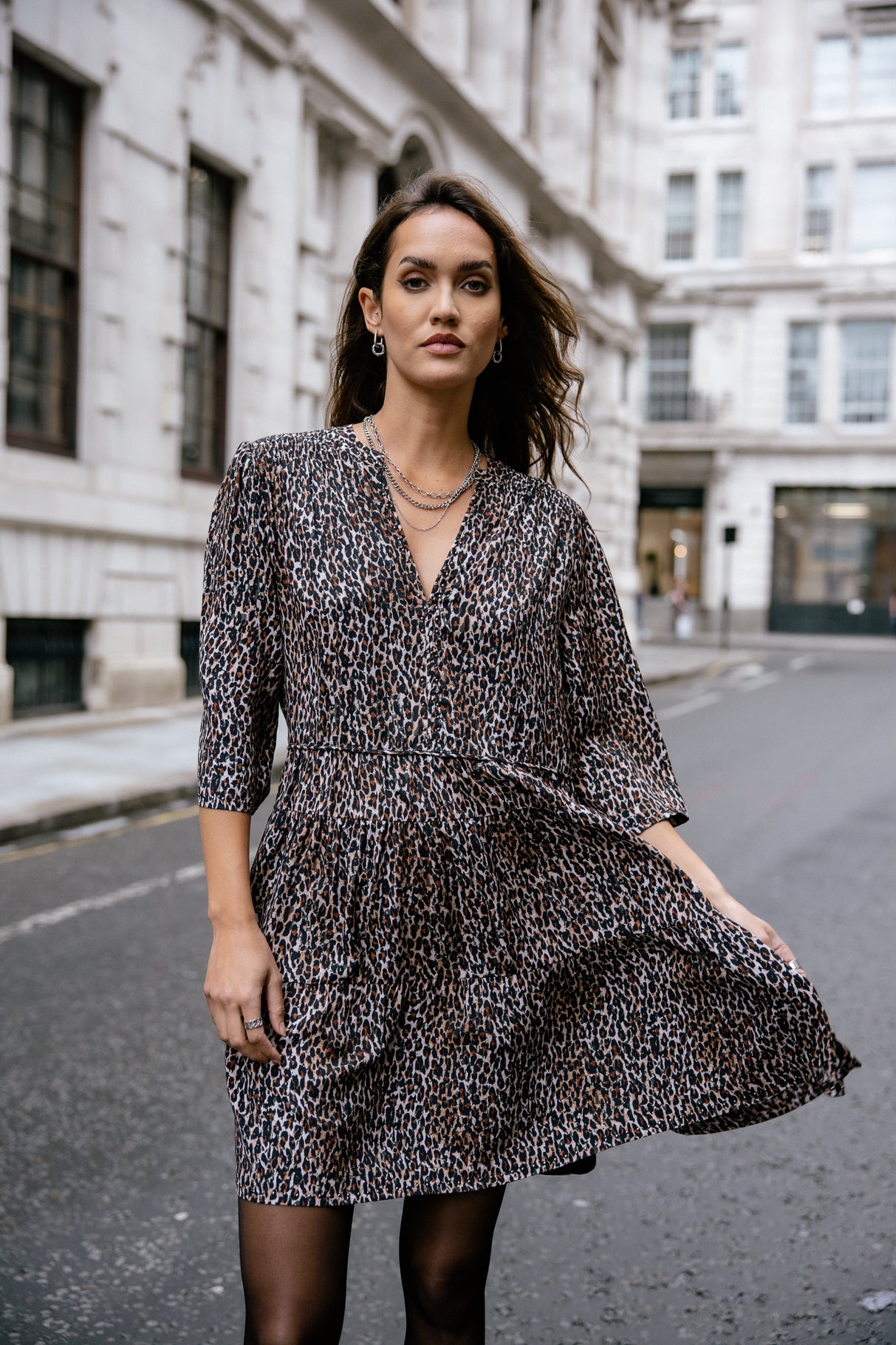 Robe évasée Femme Reyeline Soft Leo original | Freeman T. Porter