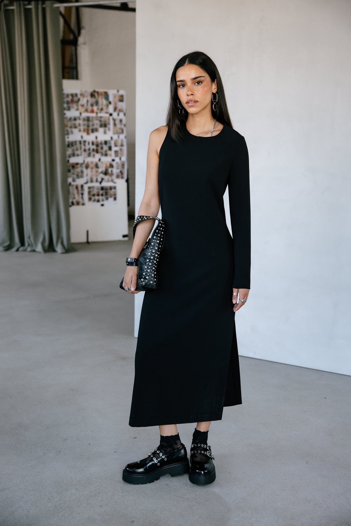 Robe asymétrique Femme Rassoa black | Freeman T. Porter