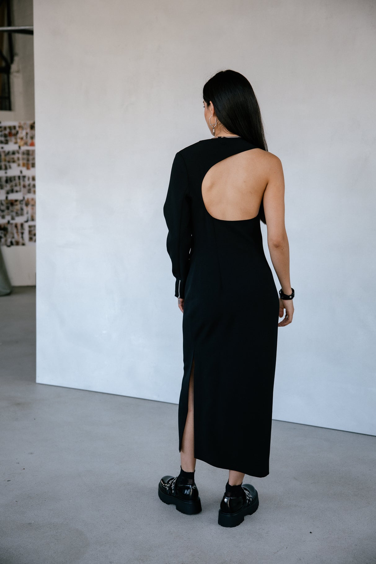 Robe asymétrique Femme Rassoa black | Freeman T. Porter