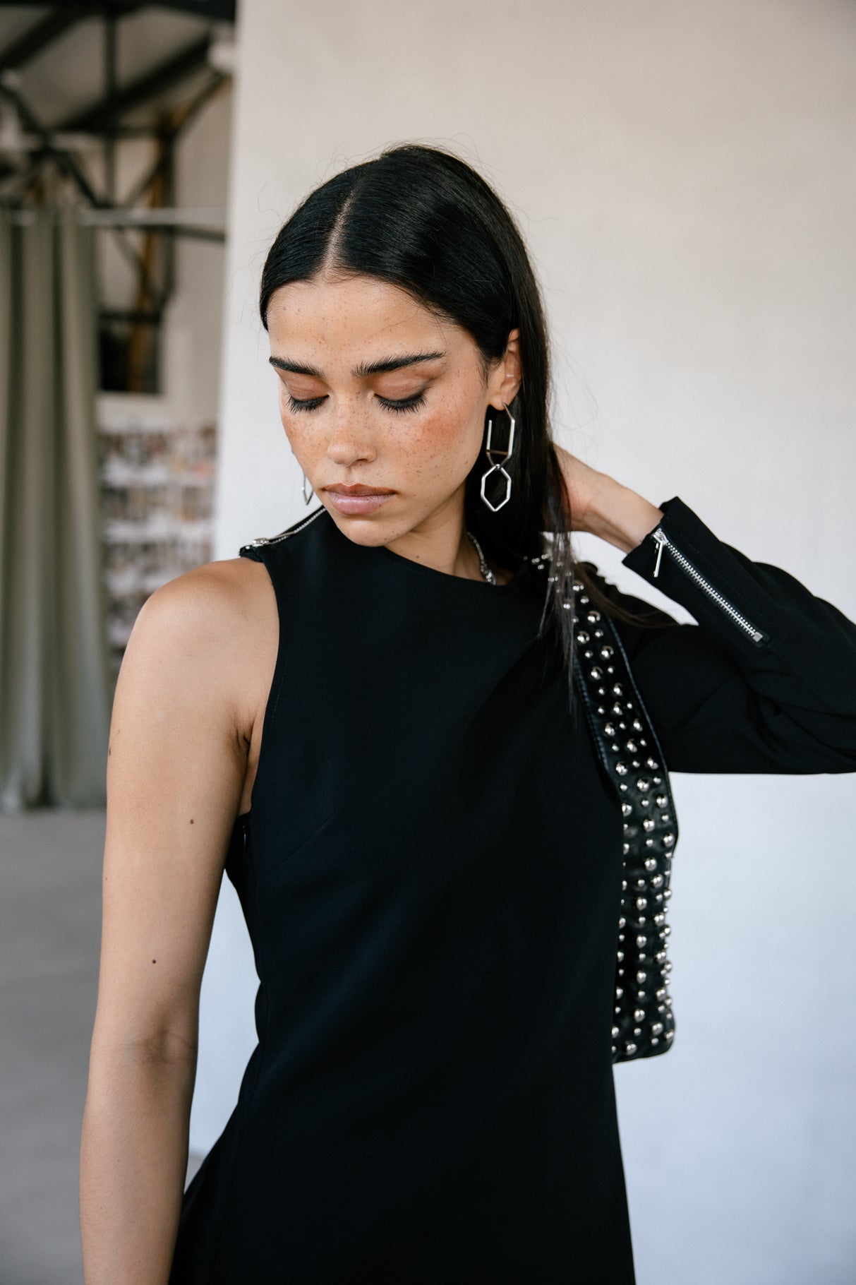 Robe asymétrique Femme Rassoa black | Freeman T. Porter