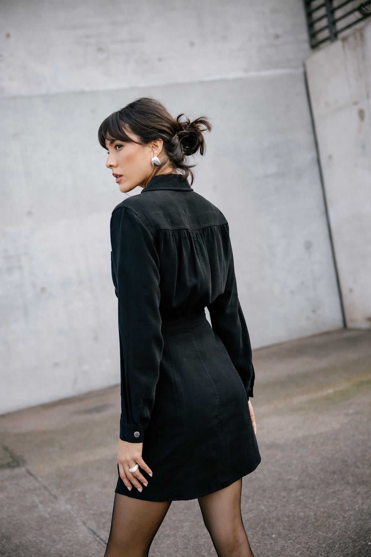 Robe workwear Femme Reecha Plain black | Freeman T. Porter