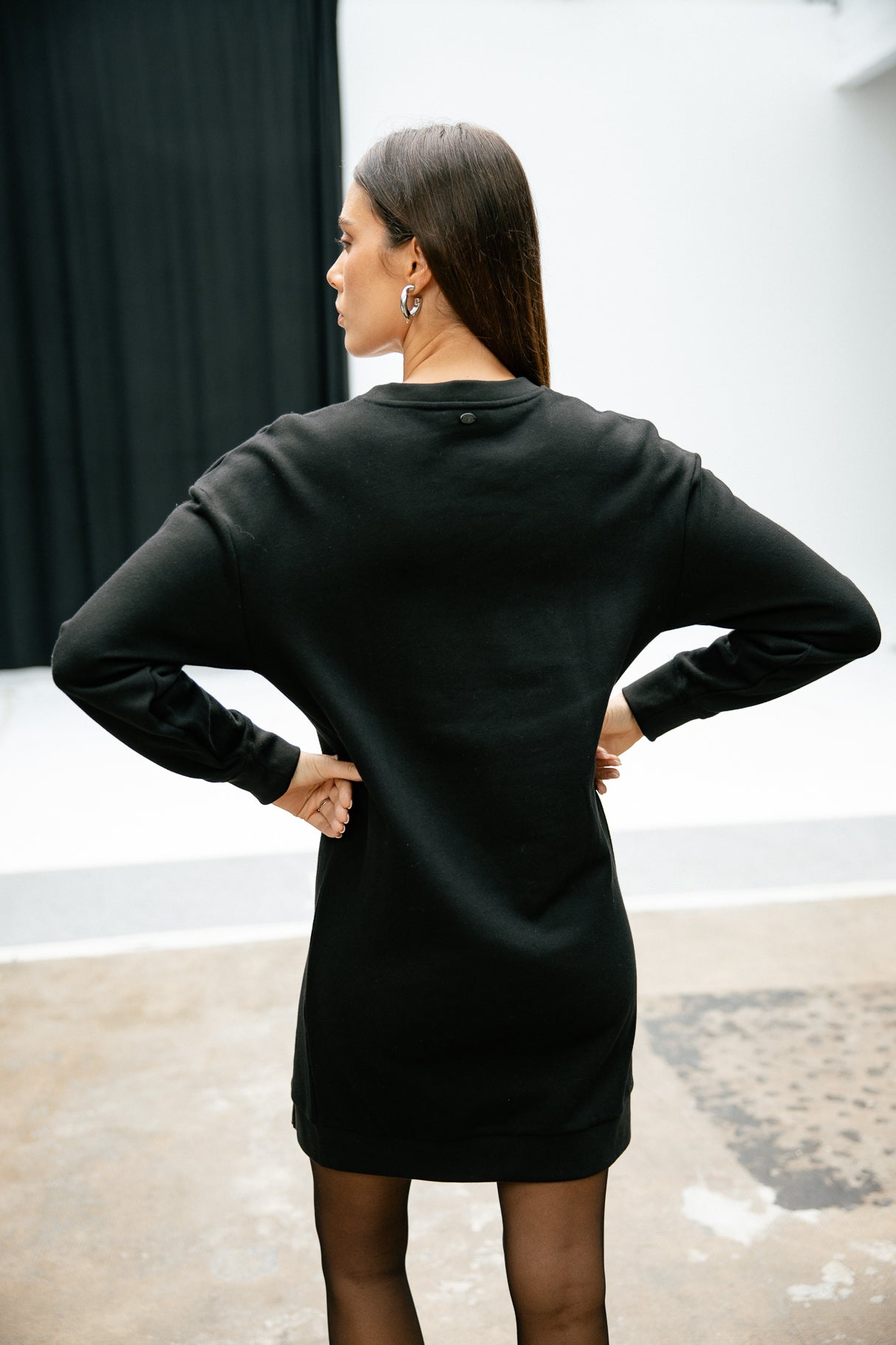 Robe sweat Femme Ronette Zip black | Freeman T. Porter