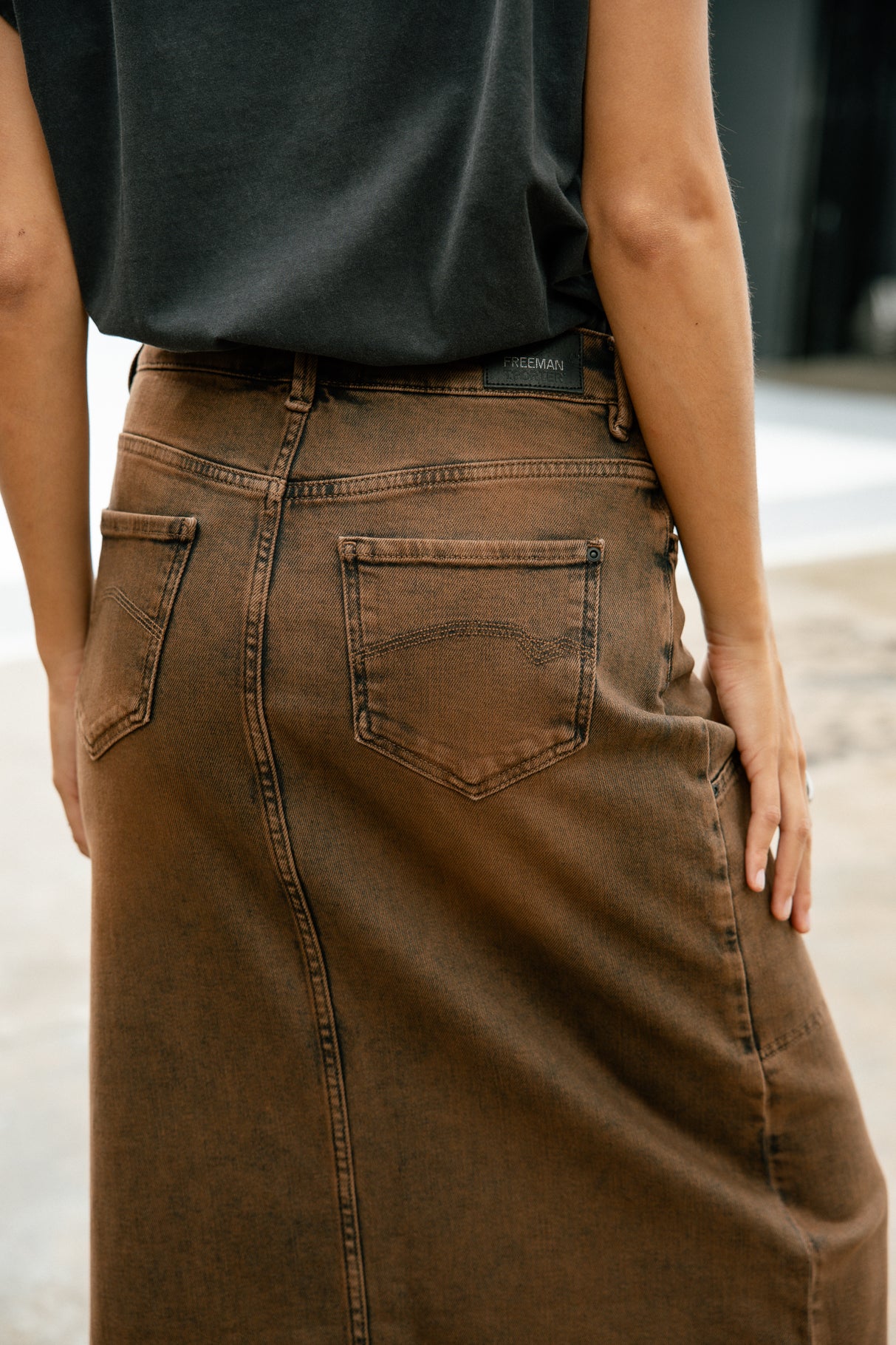 Jupe longue Femme Carla Worker belgrad | Freeman T. Porter