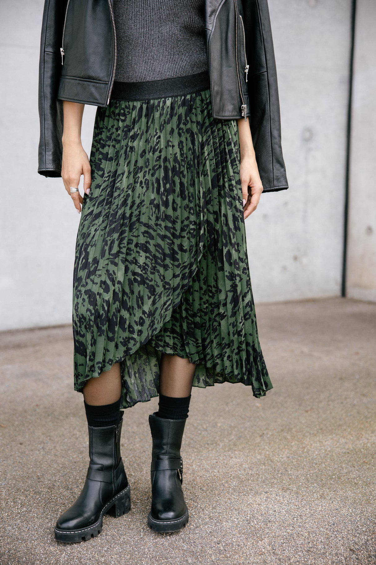 Jupe plissée Femme Josepha Wild Camo original | Freeman T. Porter