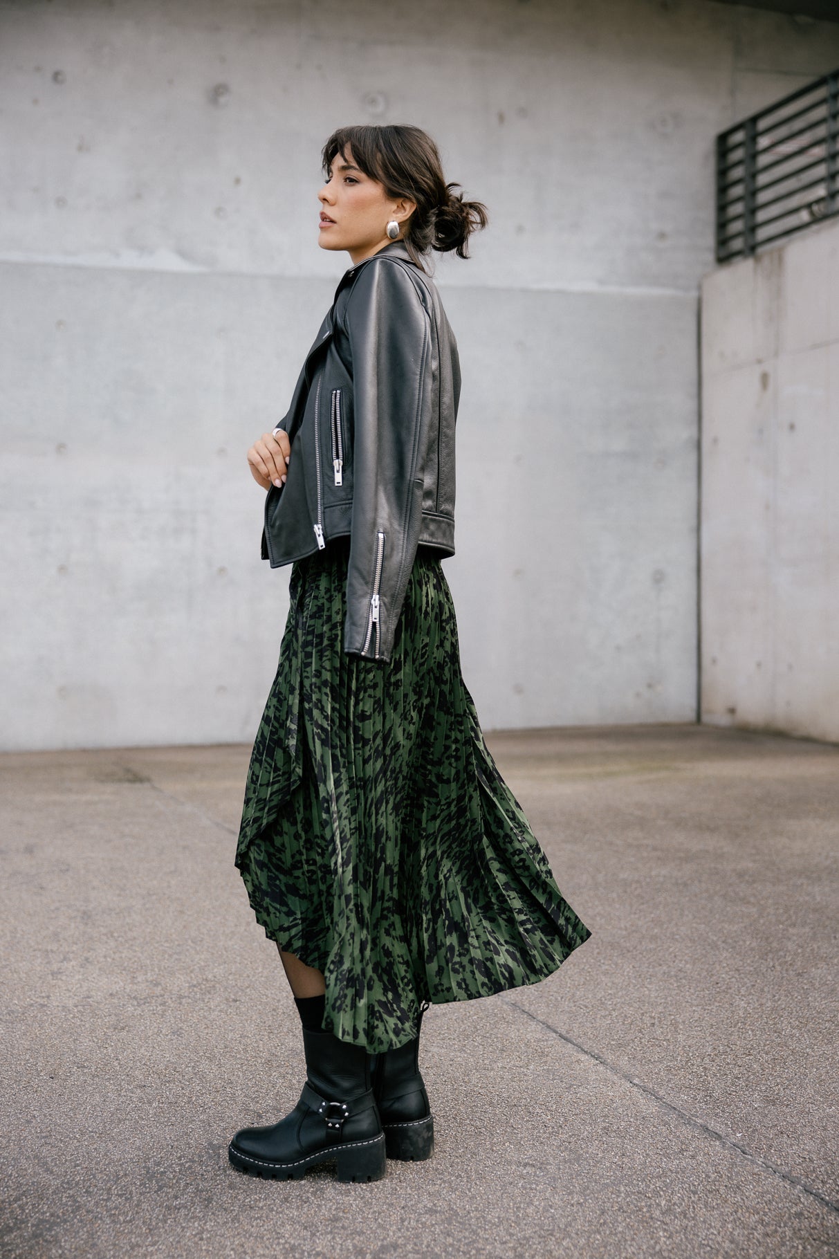 Jupe plissée Femme Josepha Wild Camo original | Freeman T. Porter