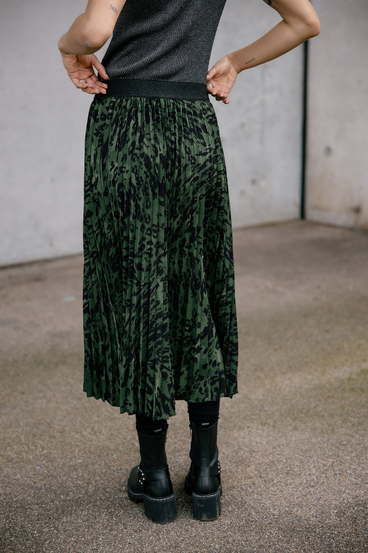 Jupe plissée Femme Josepha Wild Camo original | Freeman T. Porter