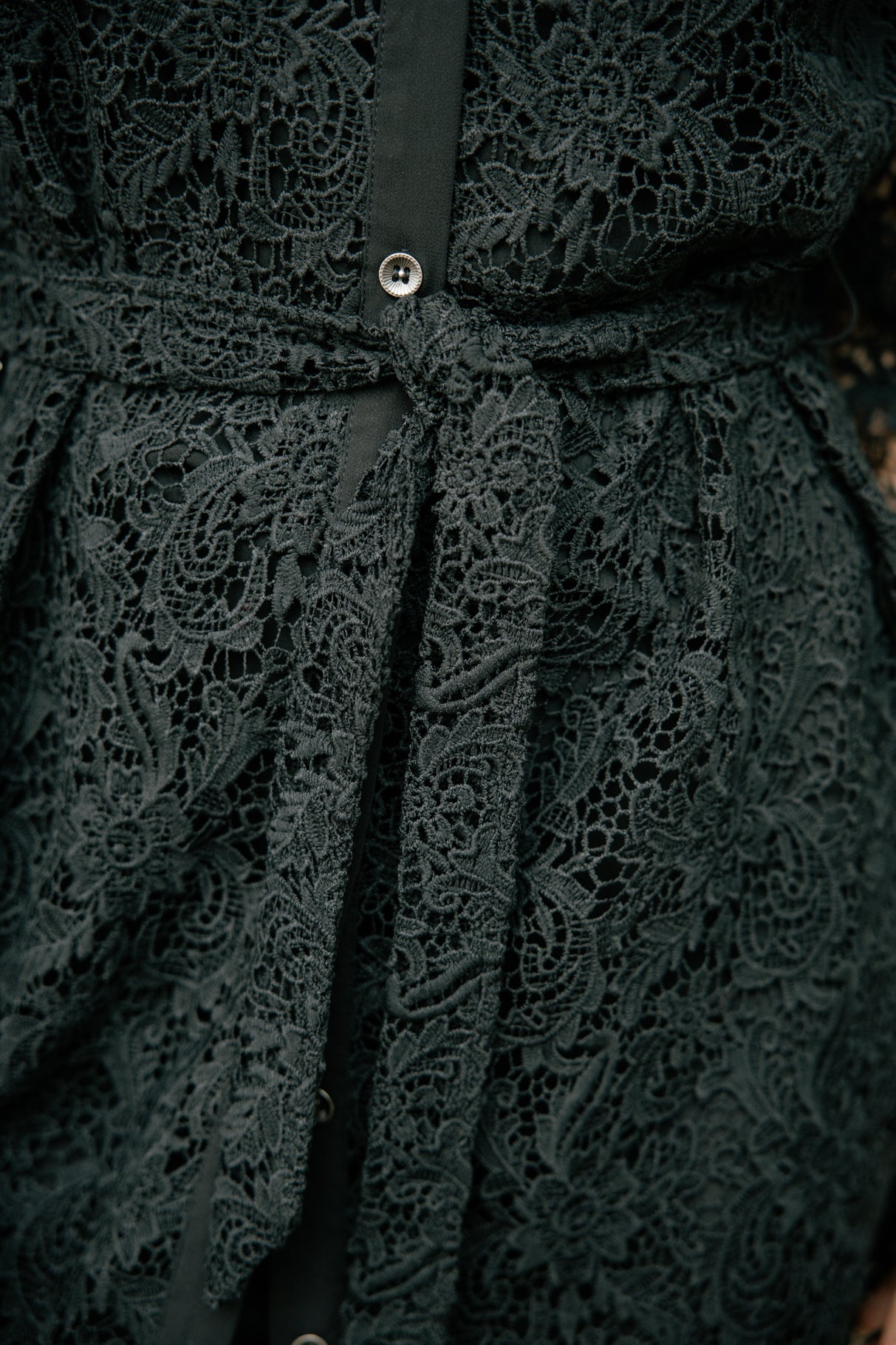 Robe chemise Femme Ressay Lace black | Freeman T. Porter