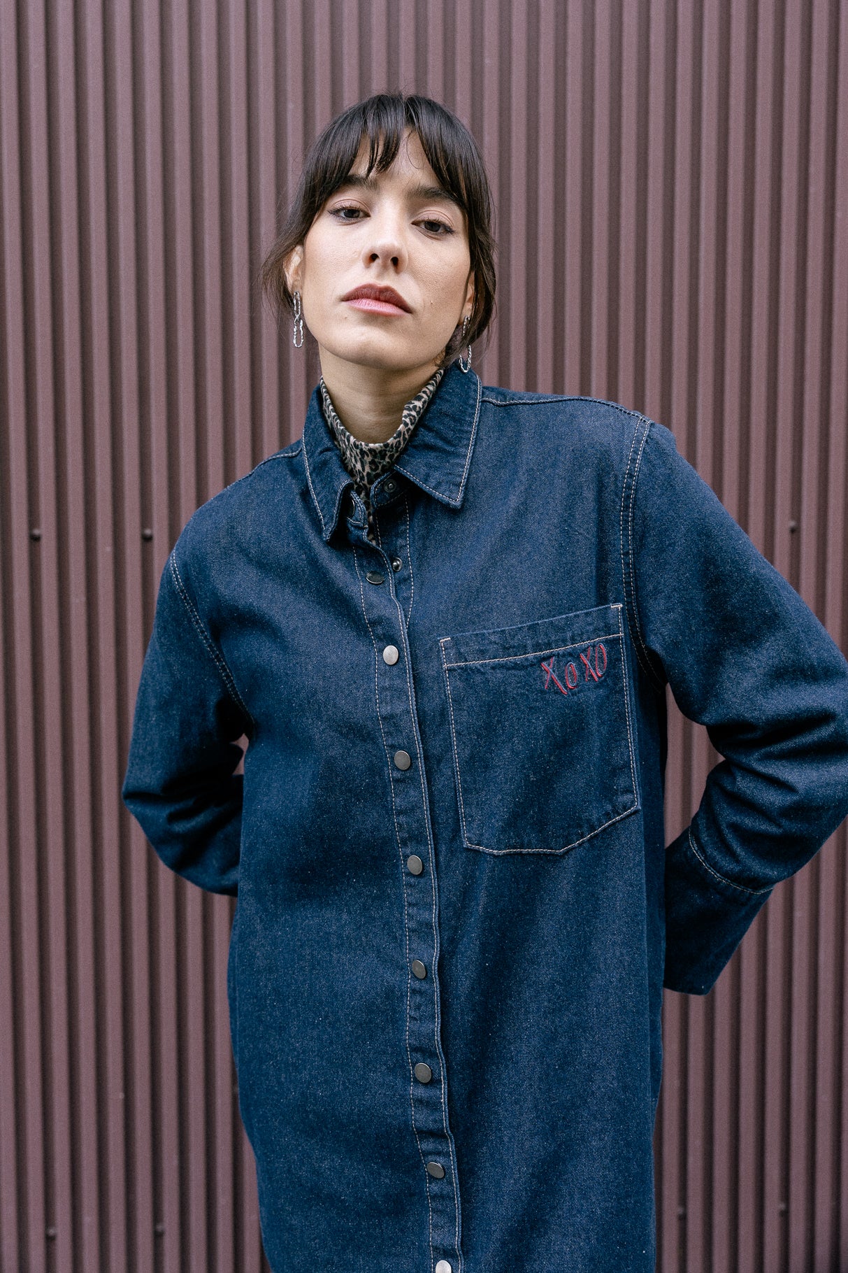 Robe chemise Femme Restine Denim joya blue | Freeman T. Porter