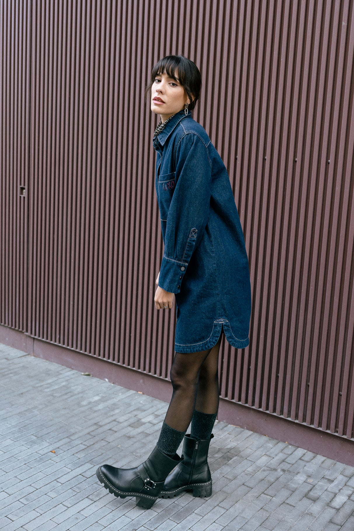 Robe chemise Femme Restine Denim joya blue | Freeman T. Porter