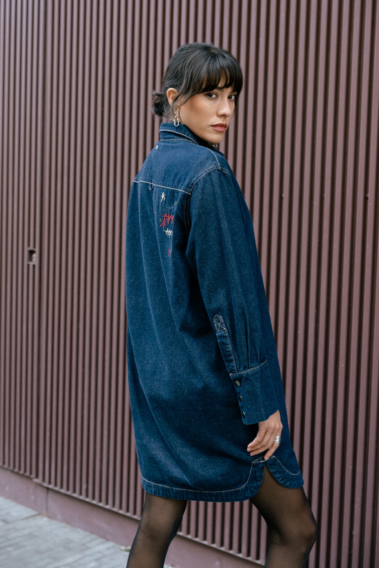 Robe chemise Femme Restine Denim joya blue | Freeman T. Porter