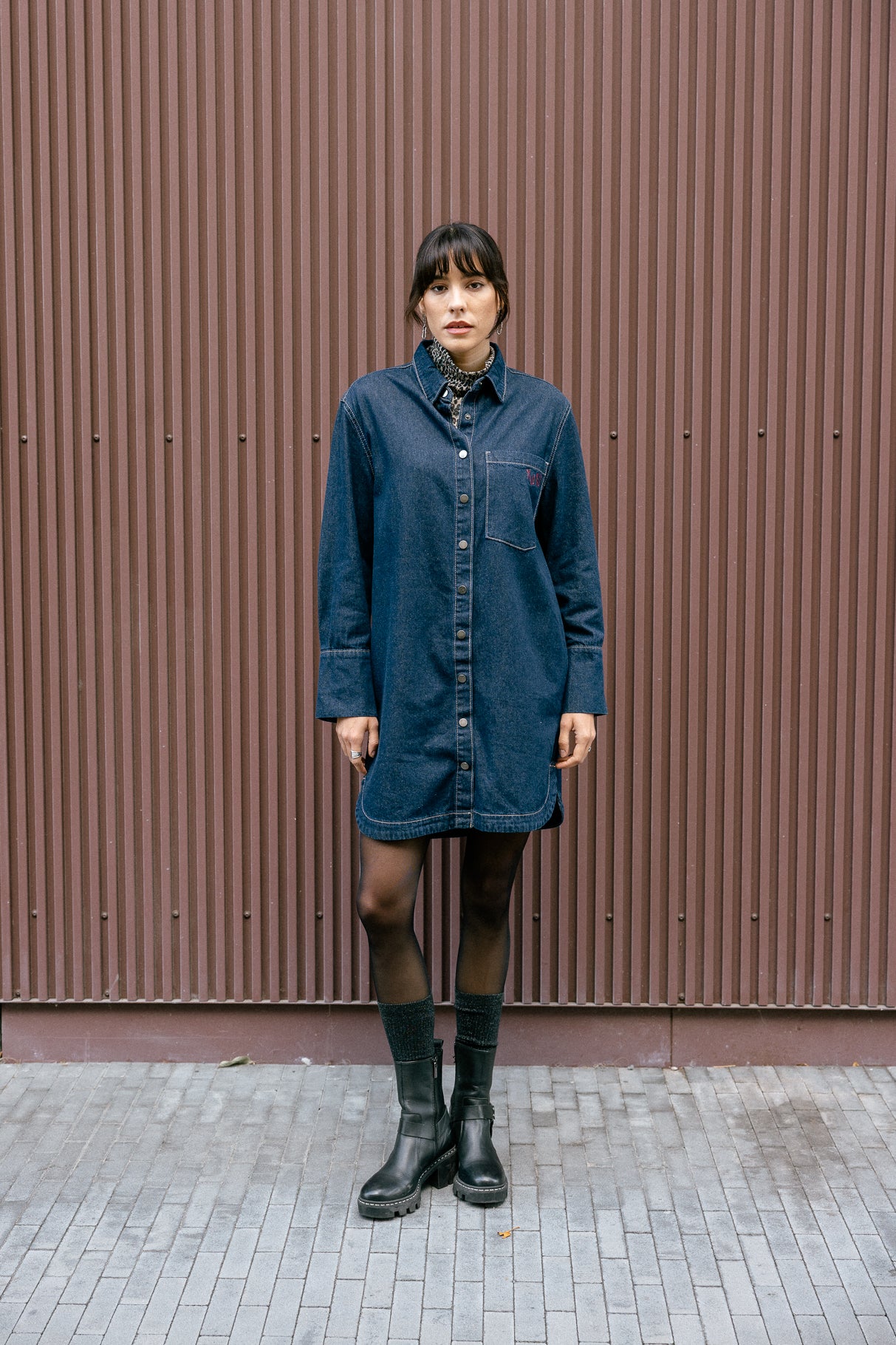 Robe chemise Femme Restine Denim joya blue | Freeman T. Porter