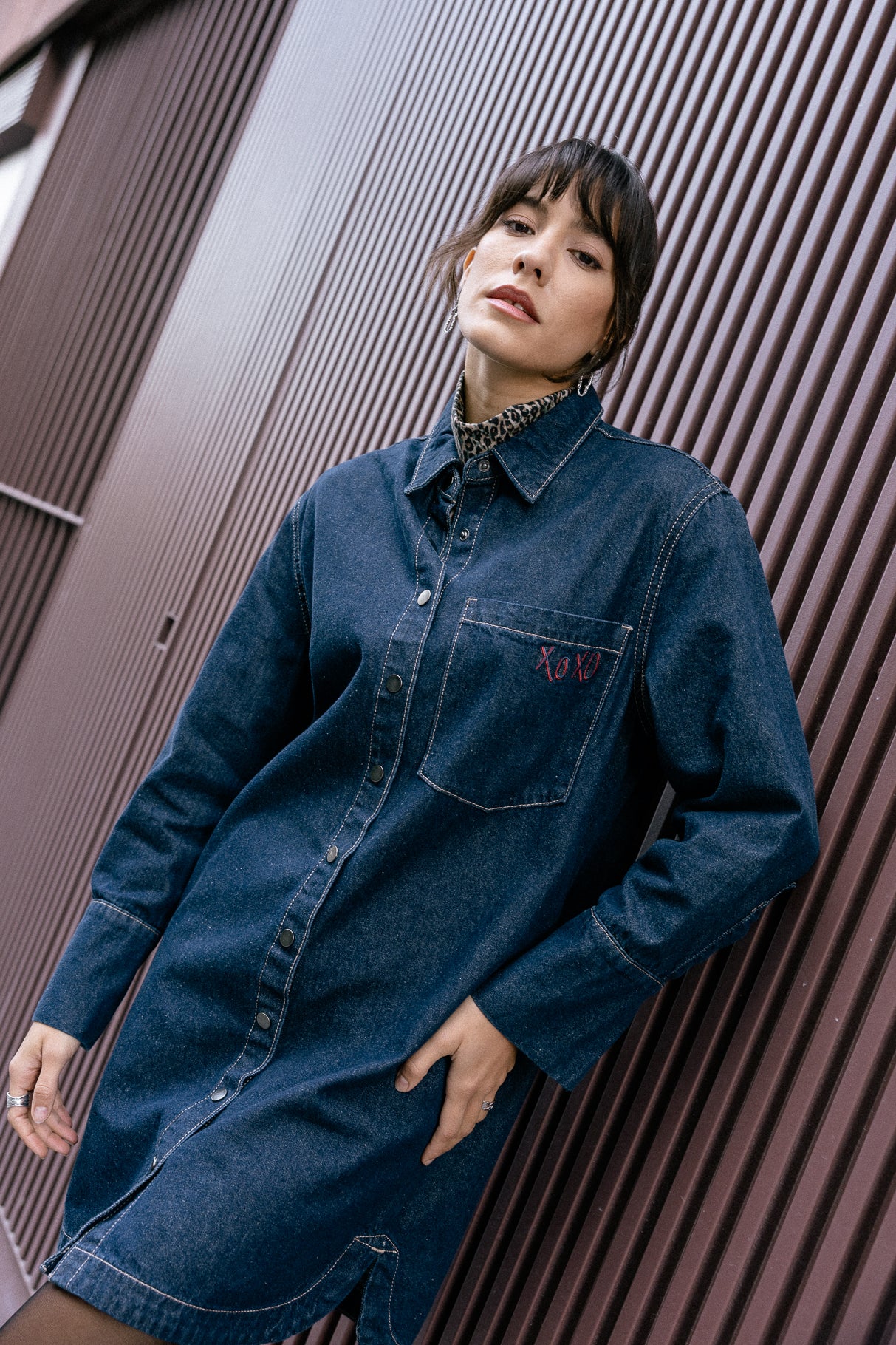 Robe chemise Femme Restine Denim joya blue | Freeman T. Porter
