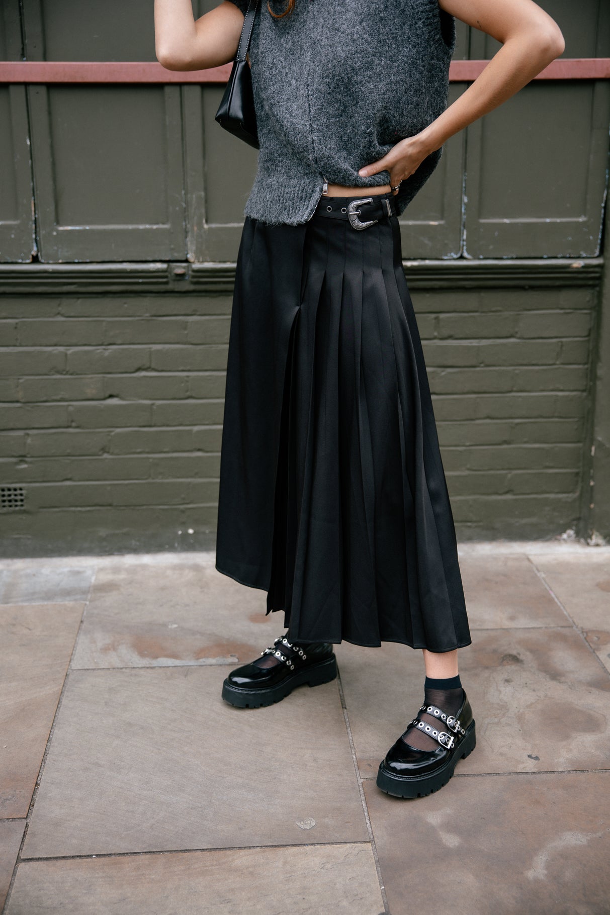 Jupe asymétrique Femme Jaylo Plain black | Freeman T. Porter