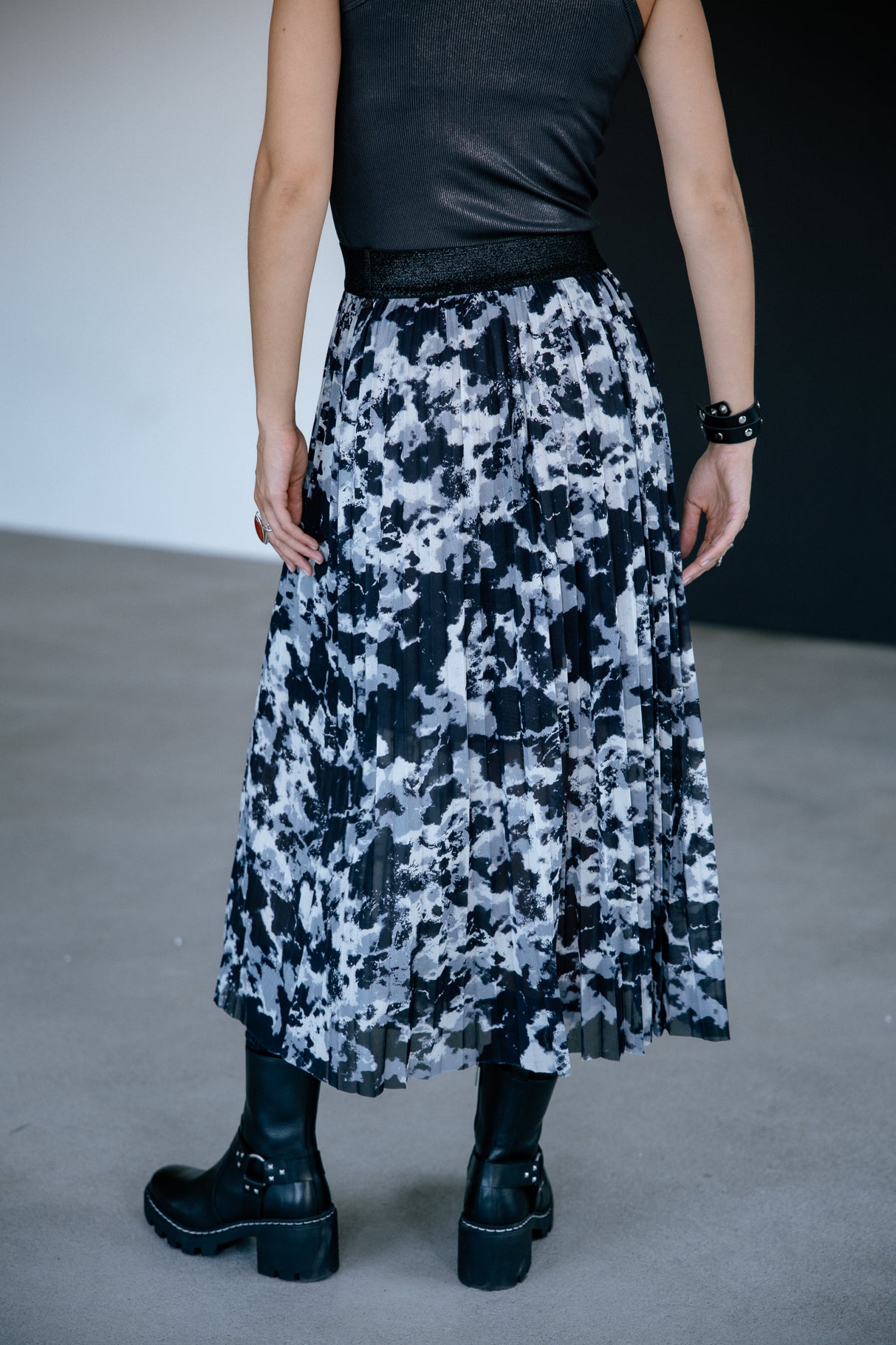 Jupe plissée Mujer Joalie Abstract original | Freeman T. Porter