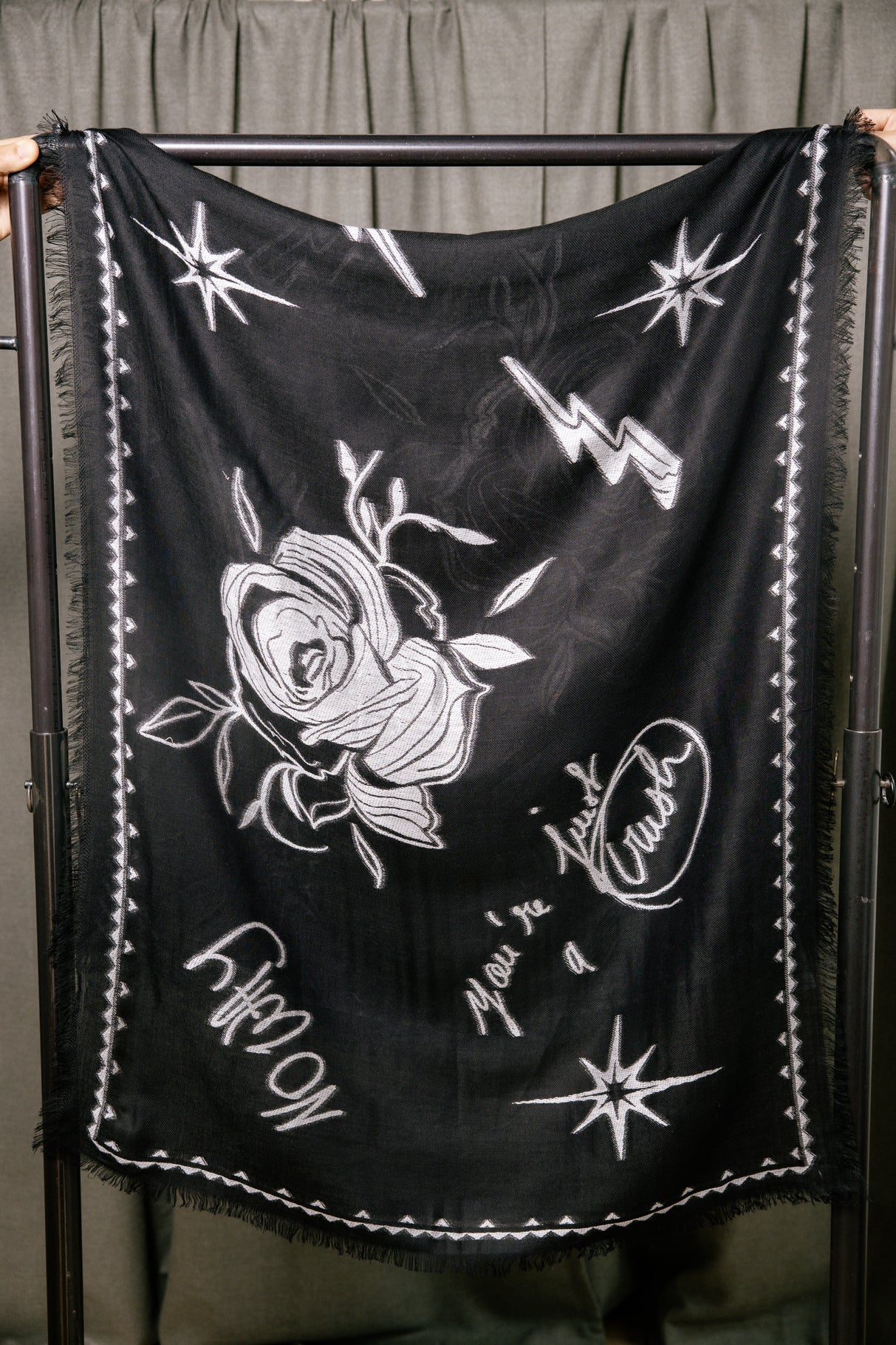 Écharpe  Femme Astra Draw black | Freeman T. Porter