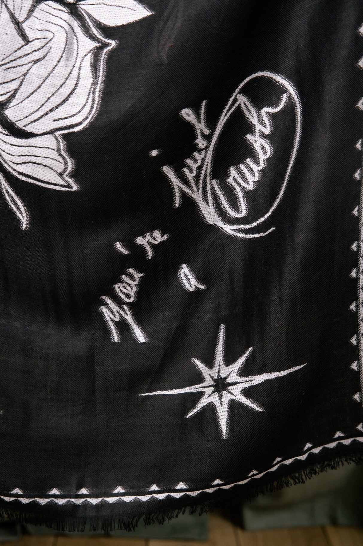 Écharpe  Femme Astra Draw black | Freeman T. Porter