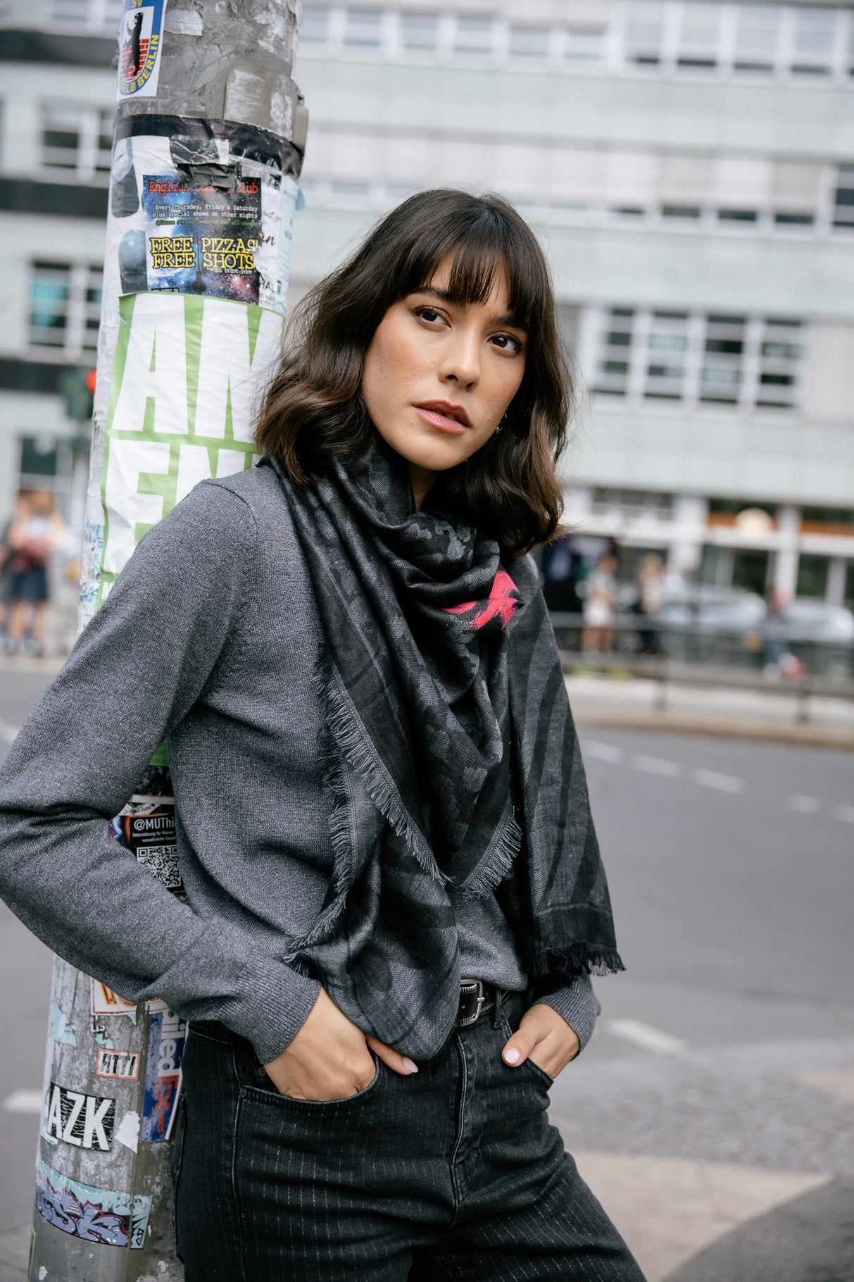 Écharpe  Femme Astra Leo black | Freeman T. Porter