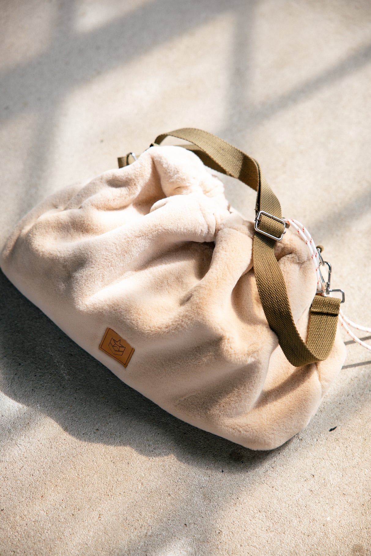 Sac Homme Kiki Fur ecru | Freeman T. Porter